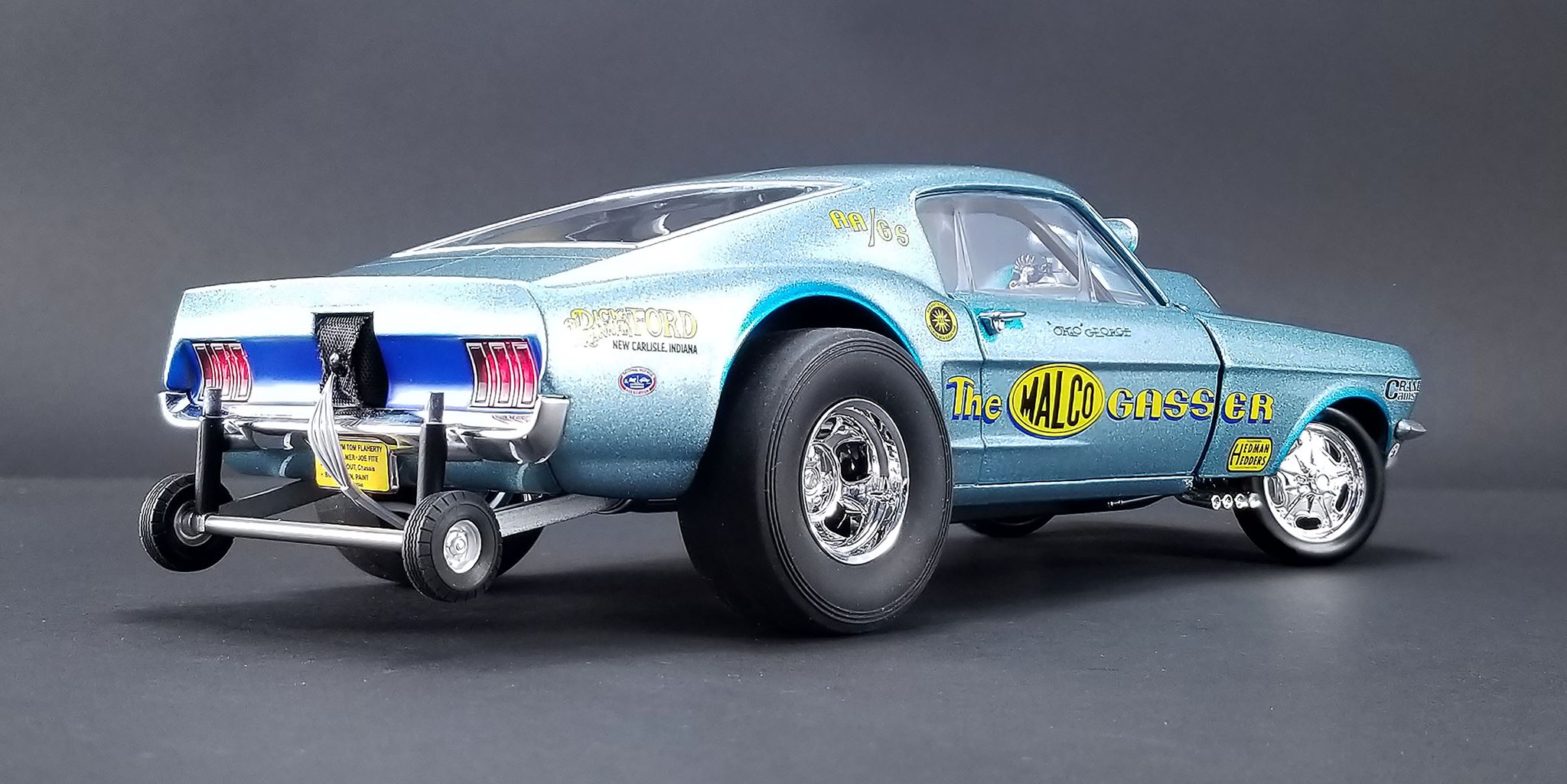 Ohio George Montgomery's 1967 Malco Mustang Gasser diecast model