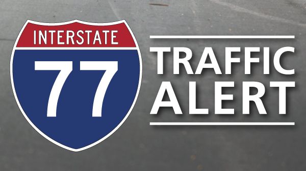 I-77 southbound lane closed in Carroll County for emergency roadwork