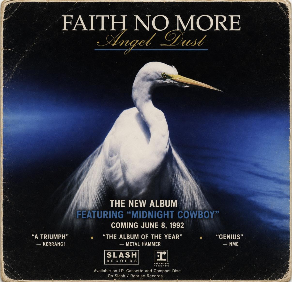 q*e様 90s FAITH NO MORE “Angel Dust” Tour On this date in 1993: The 'Angel Dust' tour brought Faith No More