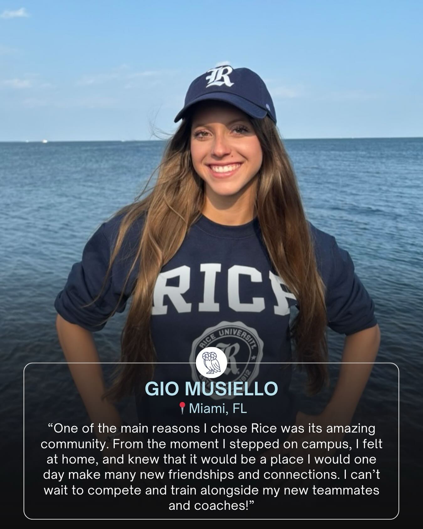 Rice - Our Class of 2029 keeps growing! Welcome our new swimmer, Gio ...