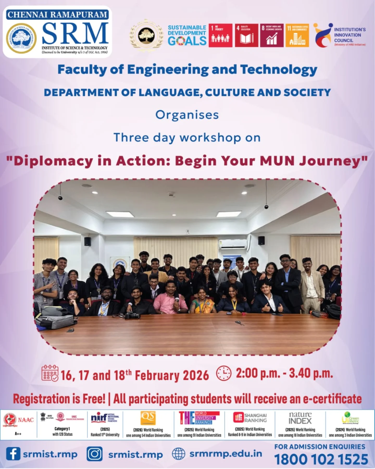 🌟... - SRM Institute of Science and Technology, Ramapuram | Facebook