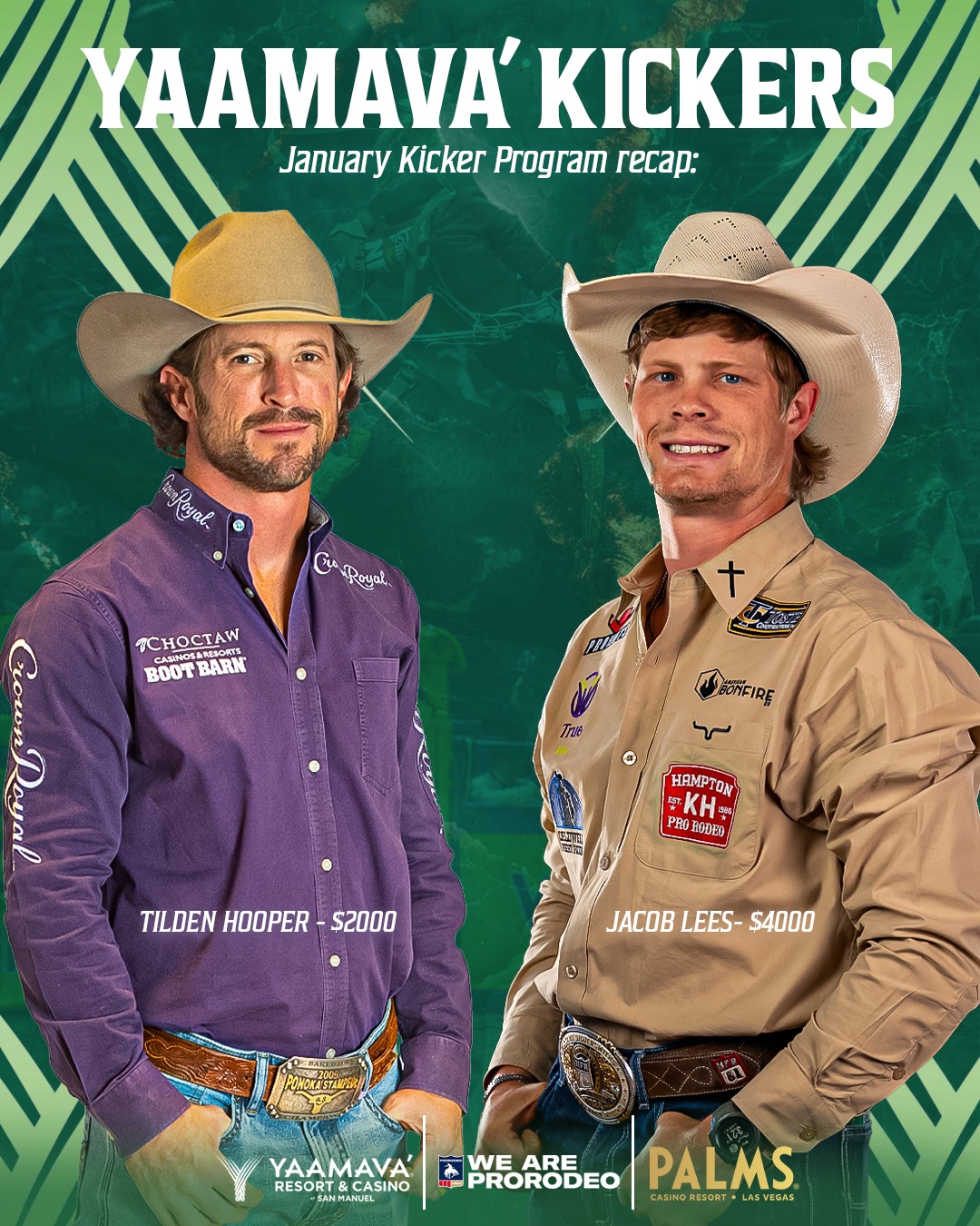 PRCA - Congratulations to Tilden Hooper and Jacob Lees for earning ...