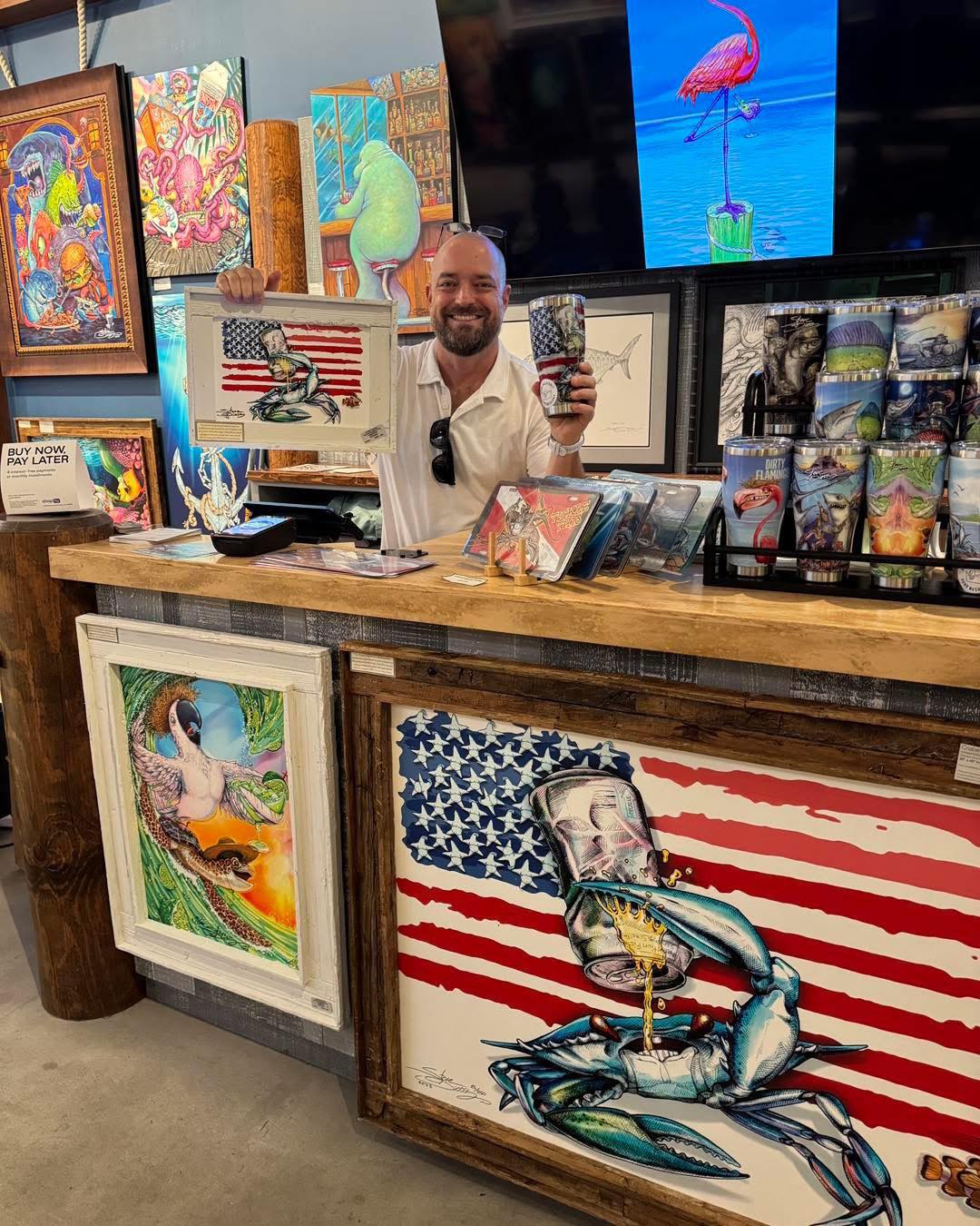 Paint & Sip Event: Salty Seahorse Art in Key Largo, FL on 8/20