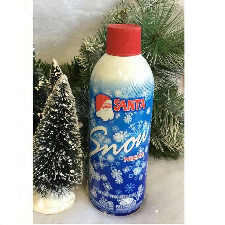 Tecno - ️🎅 Santa Snow Spray – Nieve Artificial en Aerosol 13 oz 🎄 ¡Dale ...