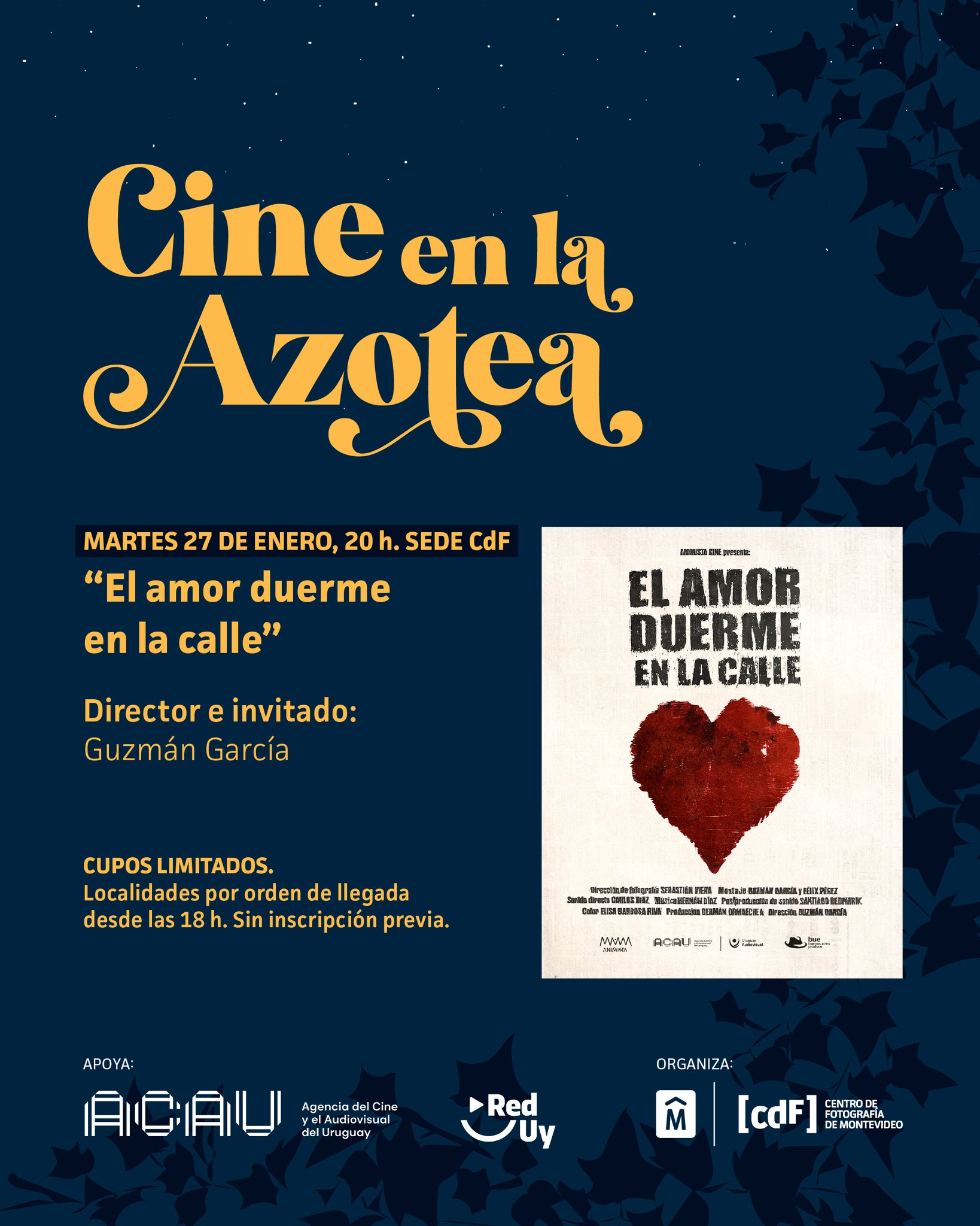 Centro - 🎯 Les compartimos la invitación a la tercera función de Cine ...