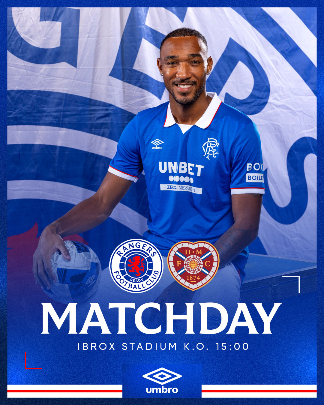 Rangers FC - 👊 It’s Matchday. 🆚 Hearts ⏰ 15:00 (BST) 🏟️... | Facebook