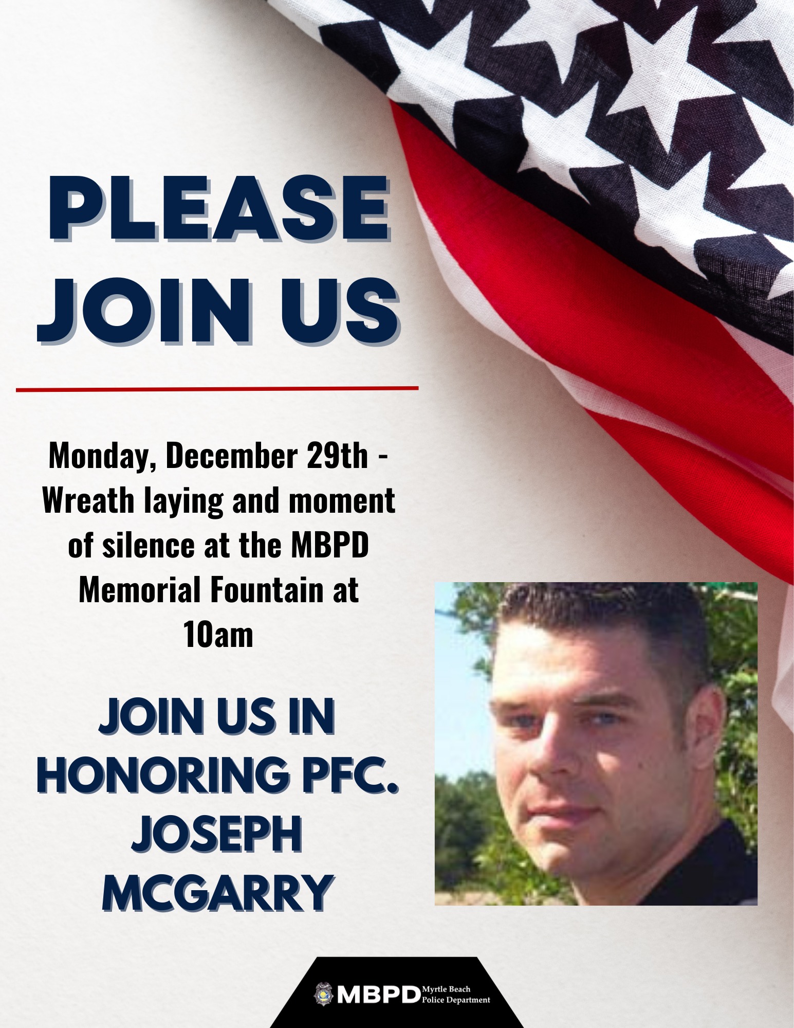 The community is invited... - Myrtle Beach Police Department | Facebook