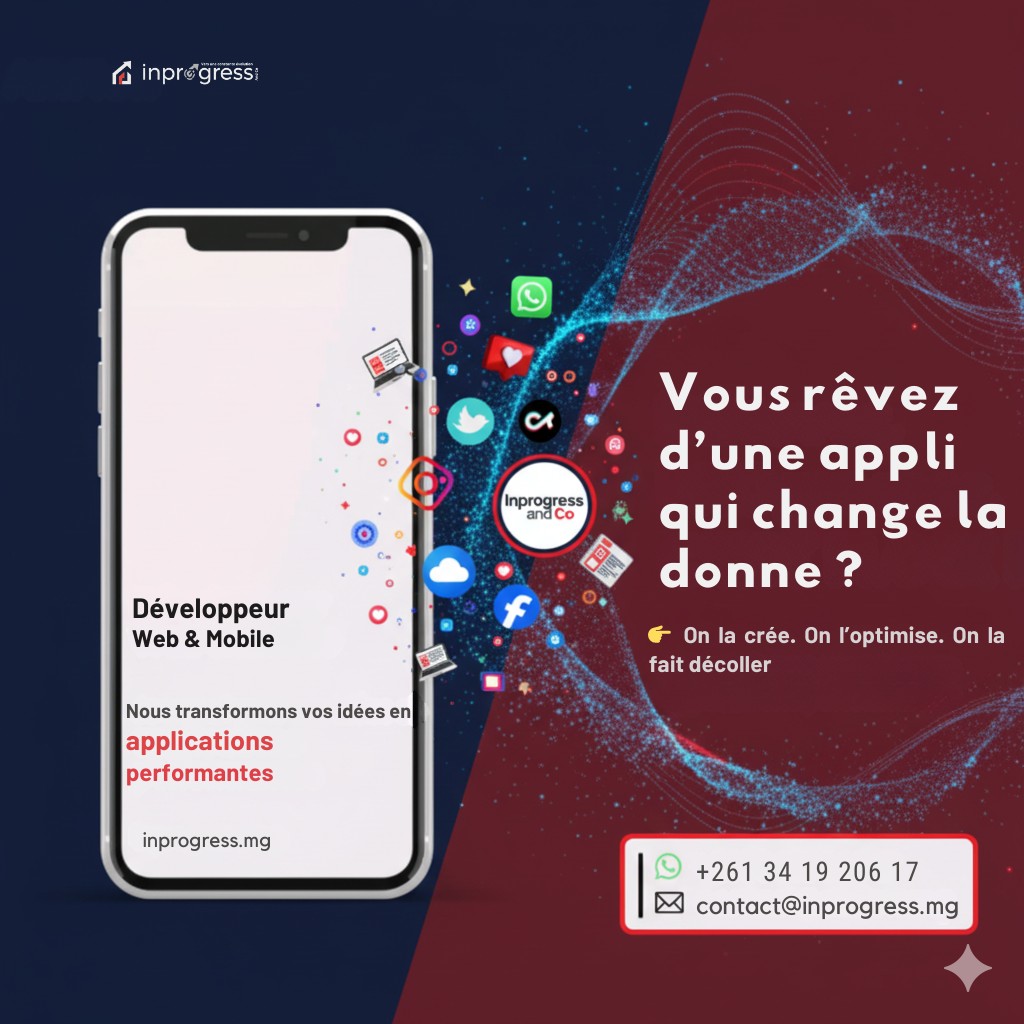 Inprogress - Vous rêvez d’une application qui fait la différence ? Avec ...