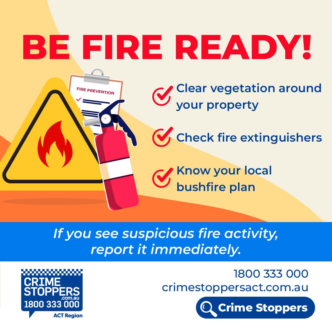 ACT - Are you fire ready? February can still be hot and dry. Clear ...