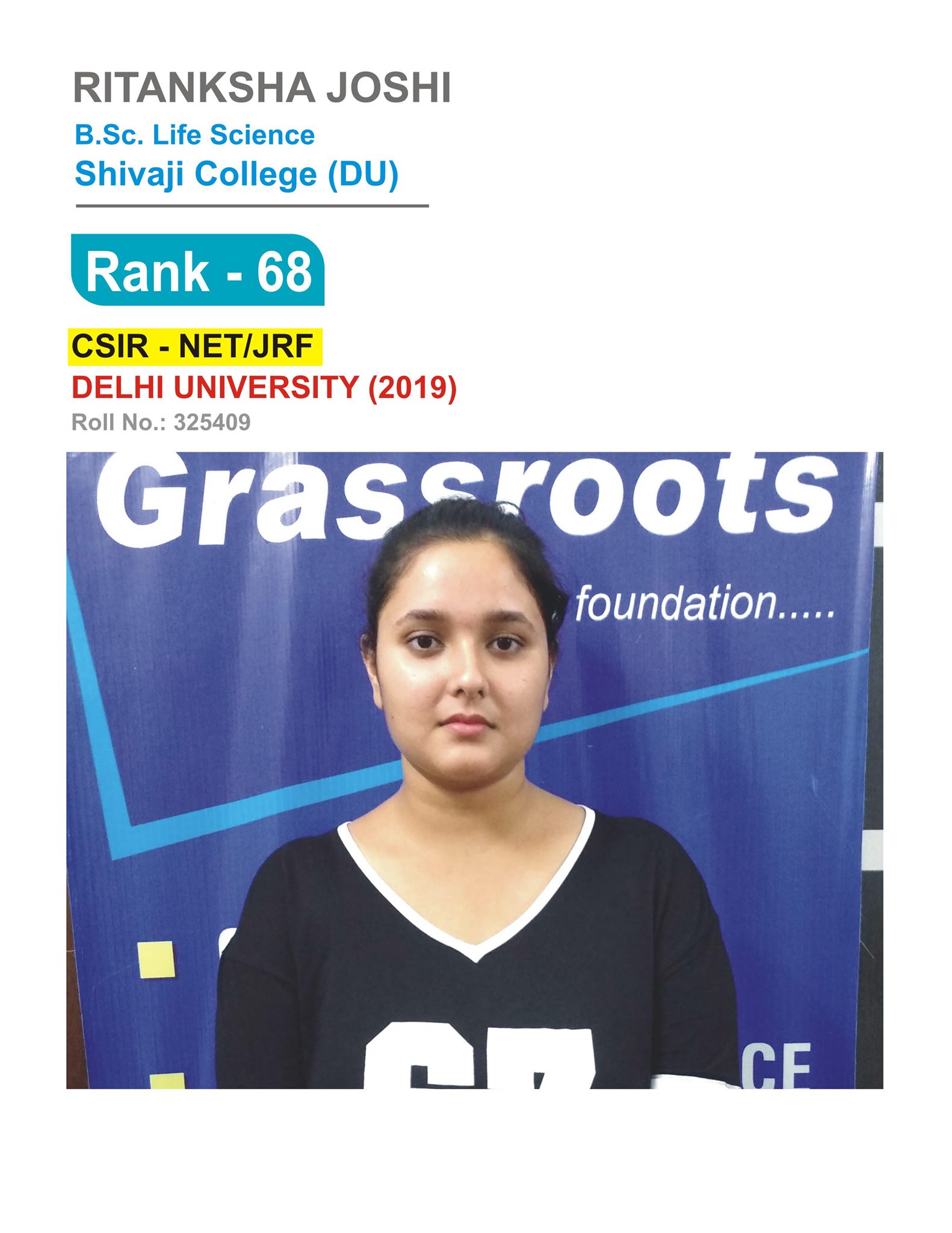 Grassroots Academy CSIR NET Life Science Coaching Delhi | Delhi