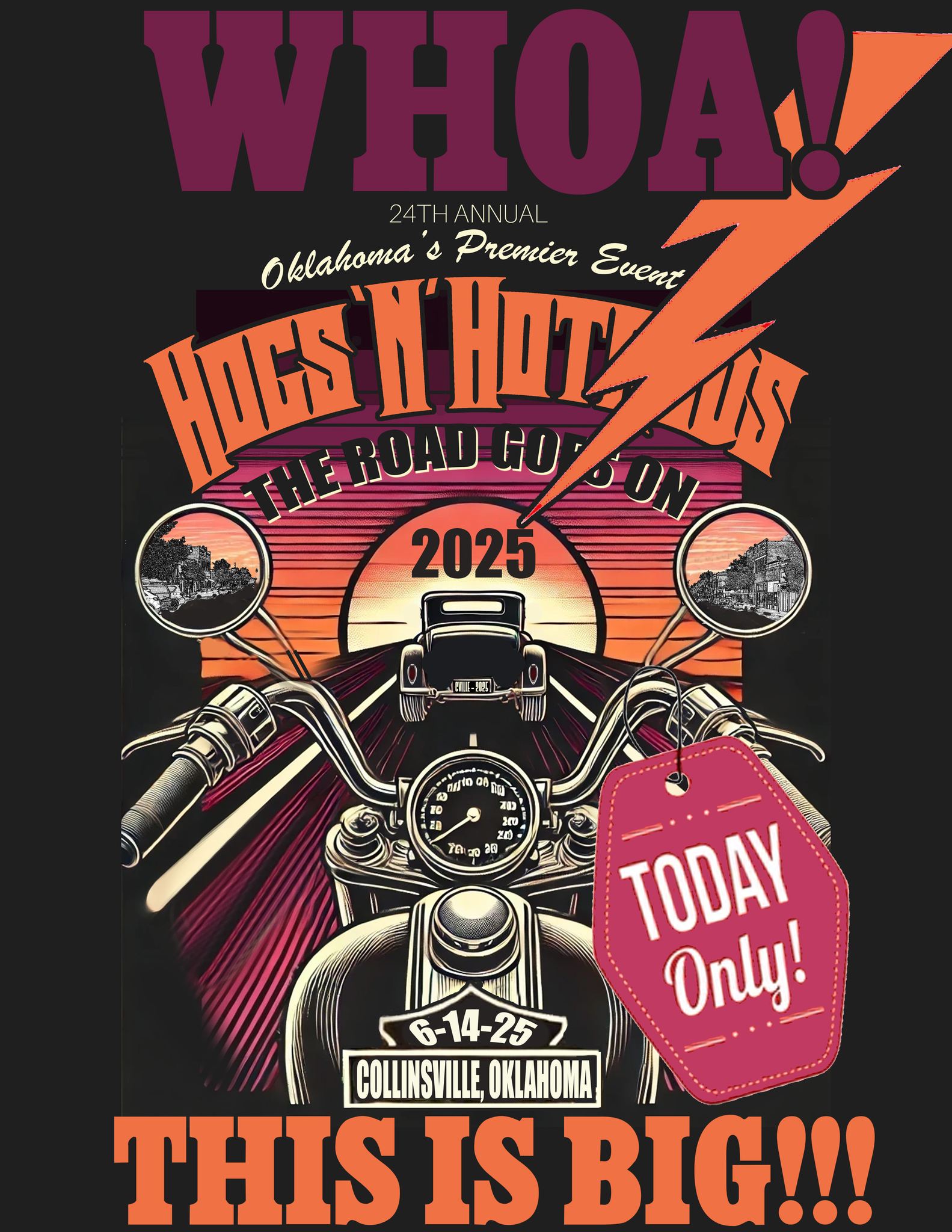Hogs 'N' Hot Rods | Collinsville OK