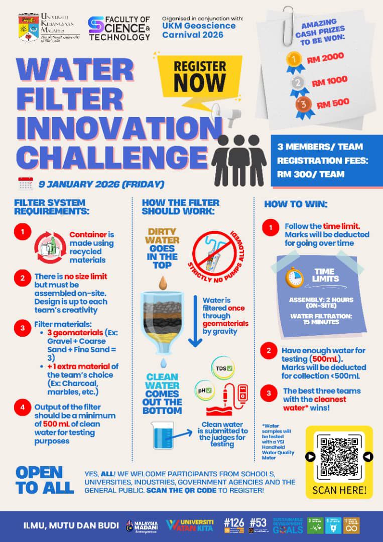 Civil - 🚰💡 *WATER FILTER INNOVATION CHALLENGE 2026* 💡🚰 9 January 2026 ...