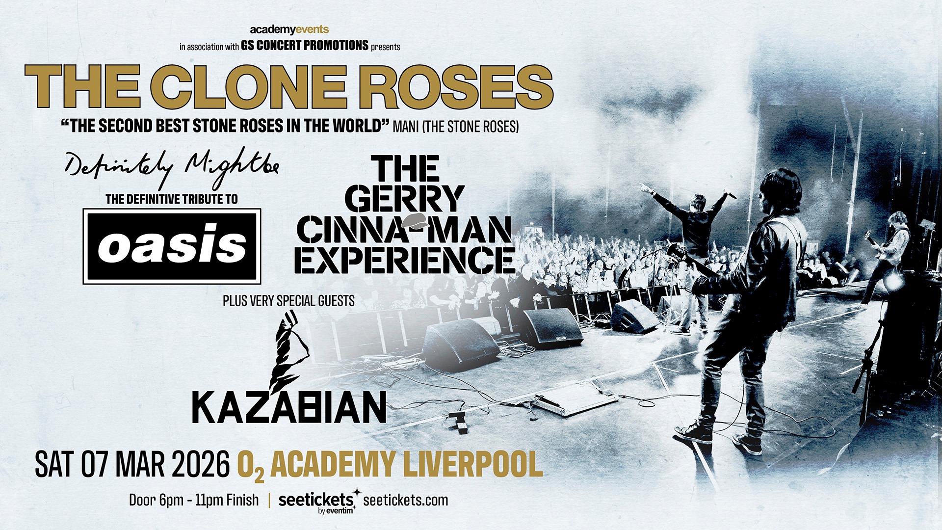 The Clone Roses, Definitely Mightbe, The Gerry Cinna-man Exp, Kazabian ...