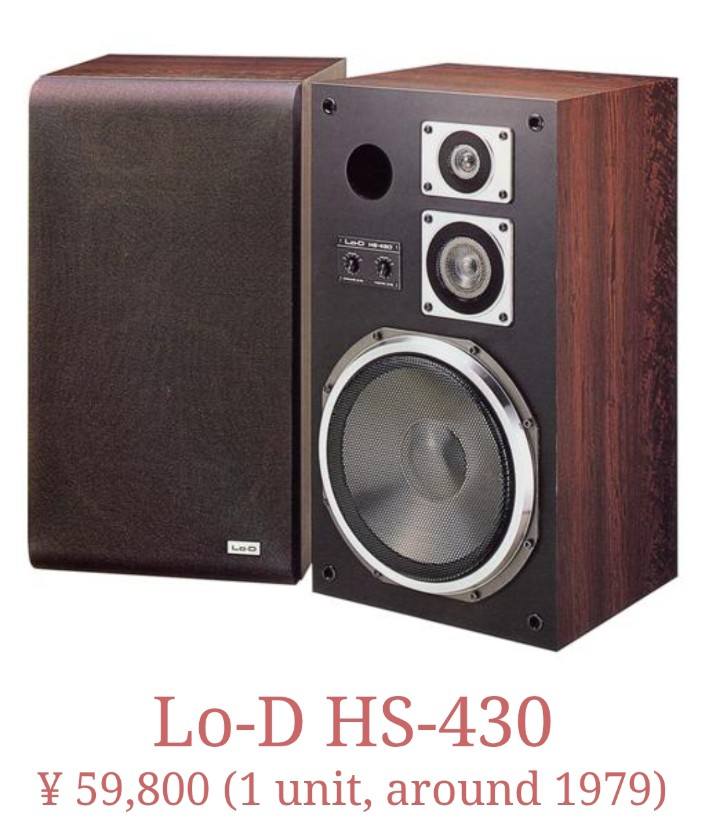 SOLD) LoD/Hitachi HS-780 Speaker **very good working condition