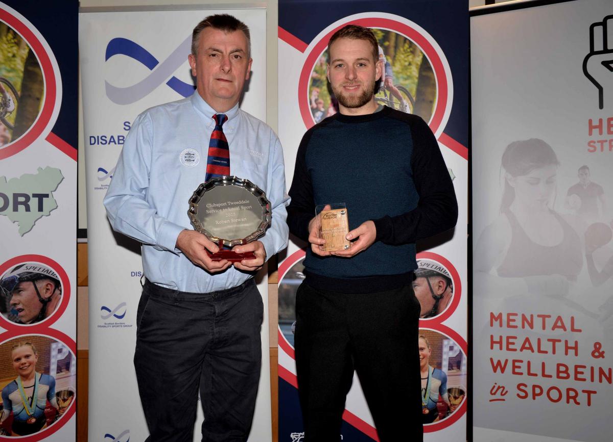 Tweeddale - Rab Stewart was recently recognised by ClubSport Tweeddale ...