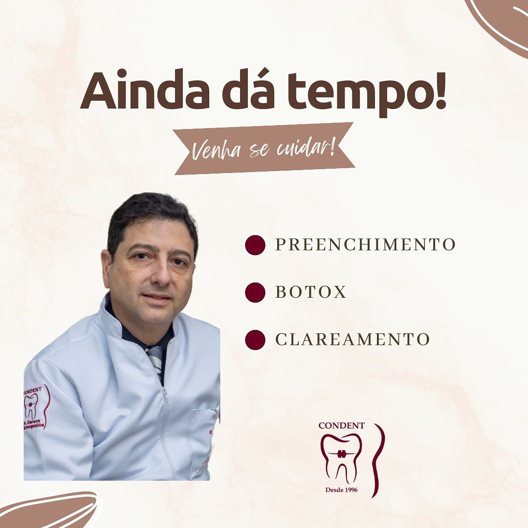 Condent - ️ Botox, Preenchimento e Clareamento dental...
