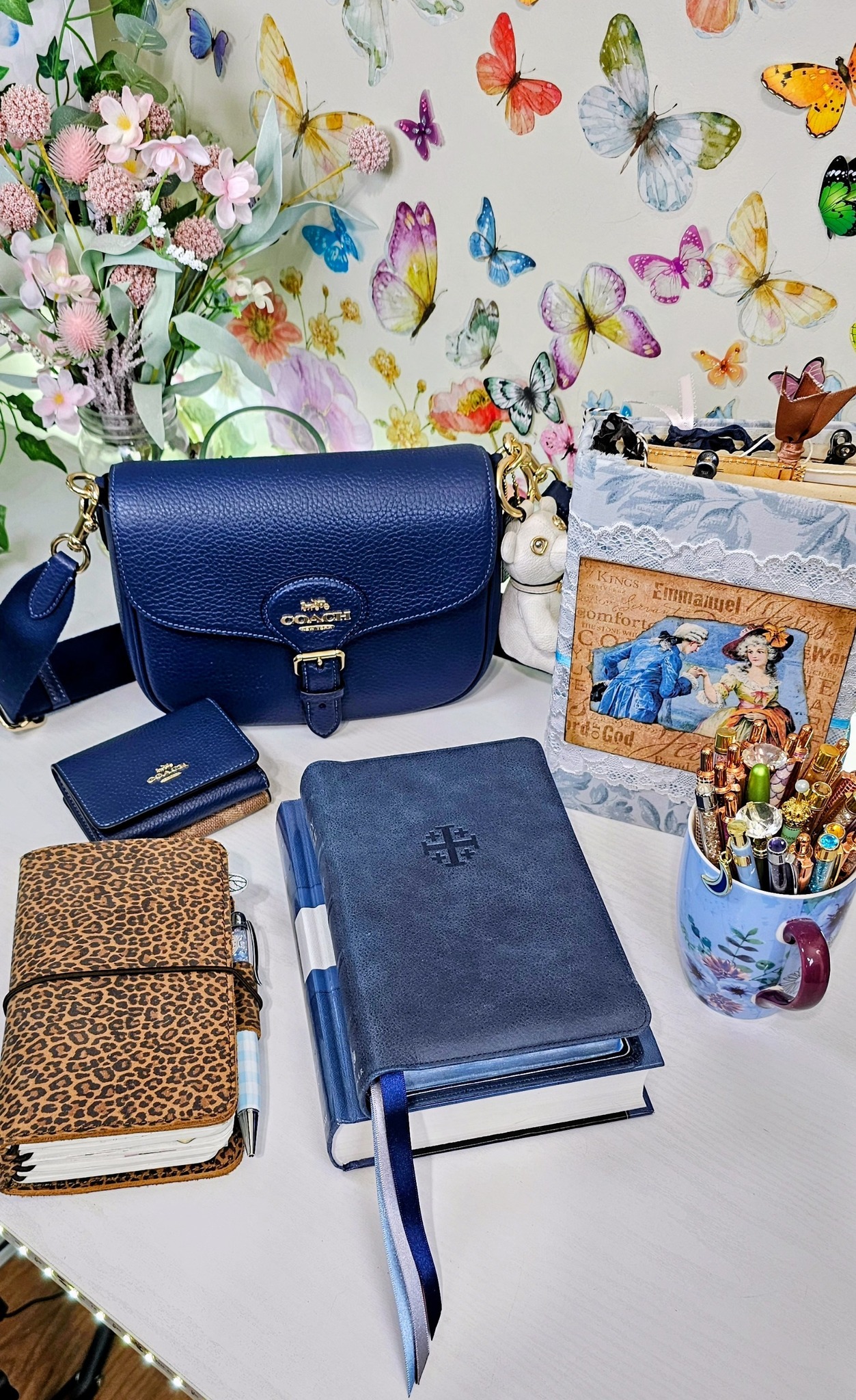 Coach bag and bible matching collection