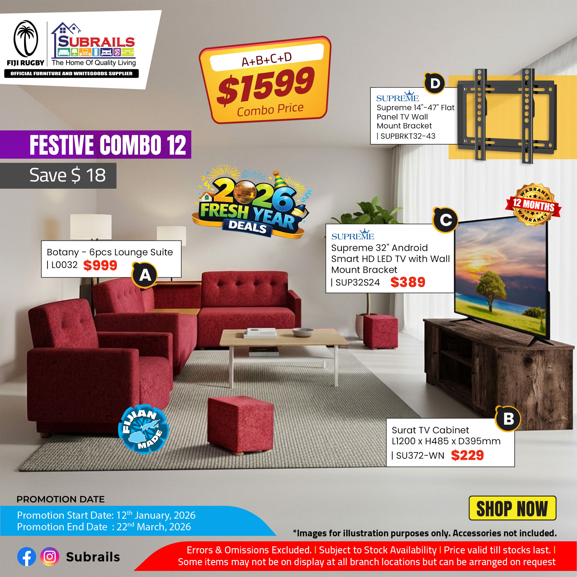 Subrails - Transform your living space with Festive Combo 12 – part of ...