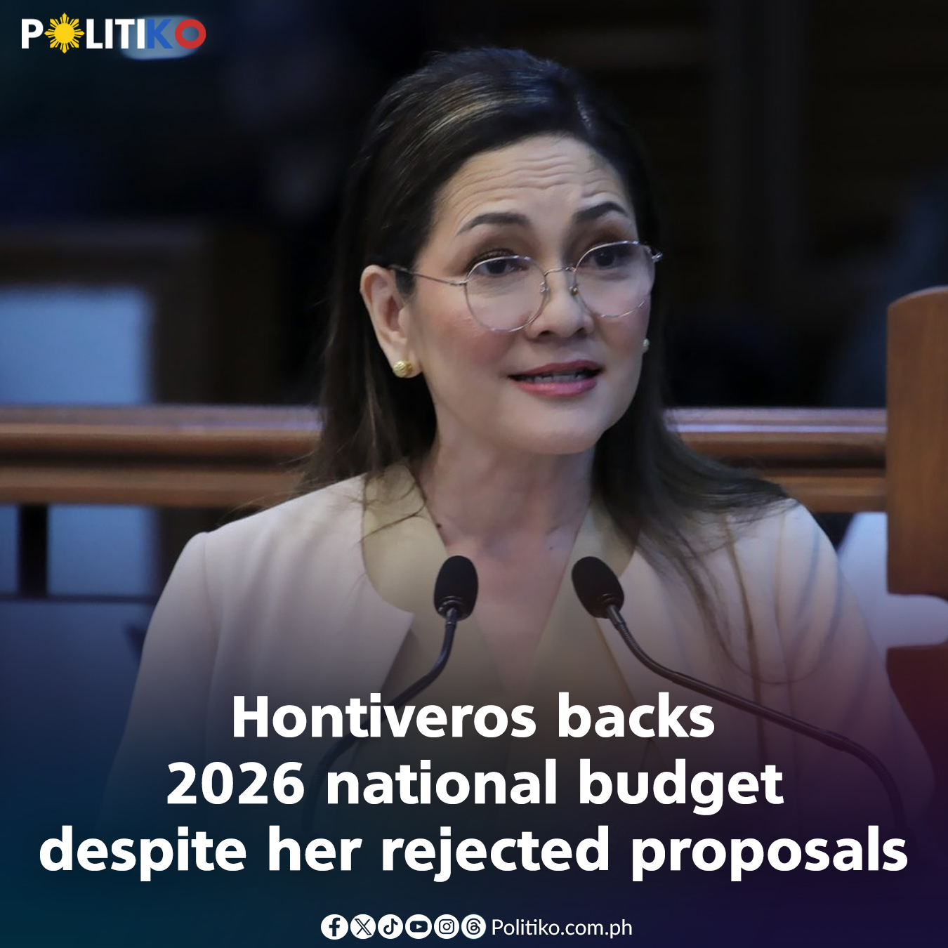 Politiko - Senator Risa Hontiveros has voted to ratify the P6.793 ...