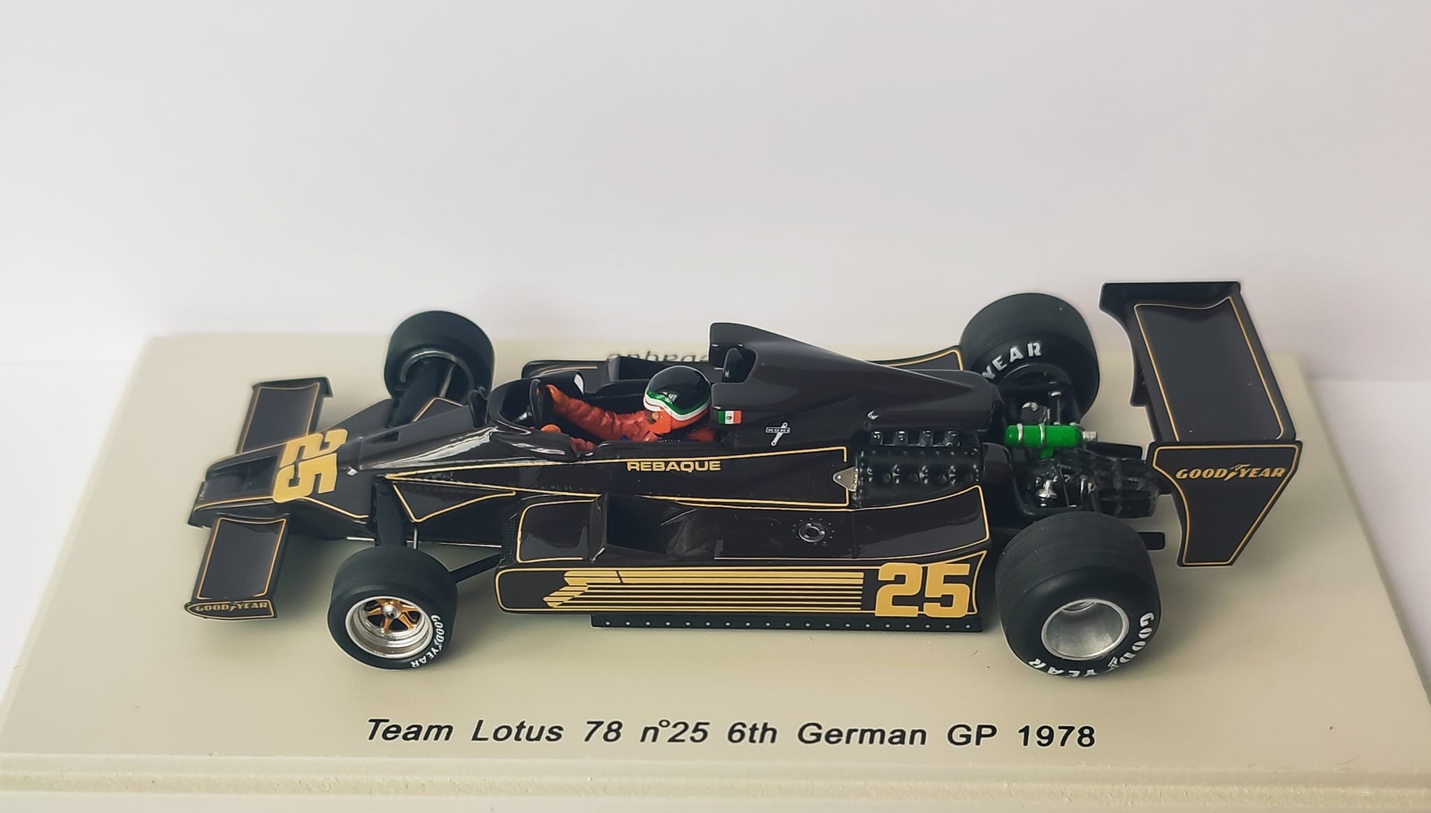 1/43スパーク ロータス78 #25 6th ドイツGP 1978 Lotus 78. 1977-1978. Models Spark 1:43.