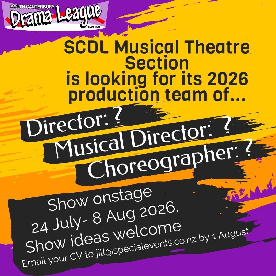 South Canterbury Drama... - South Canterbury Drama League