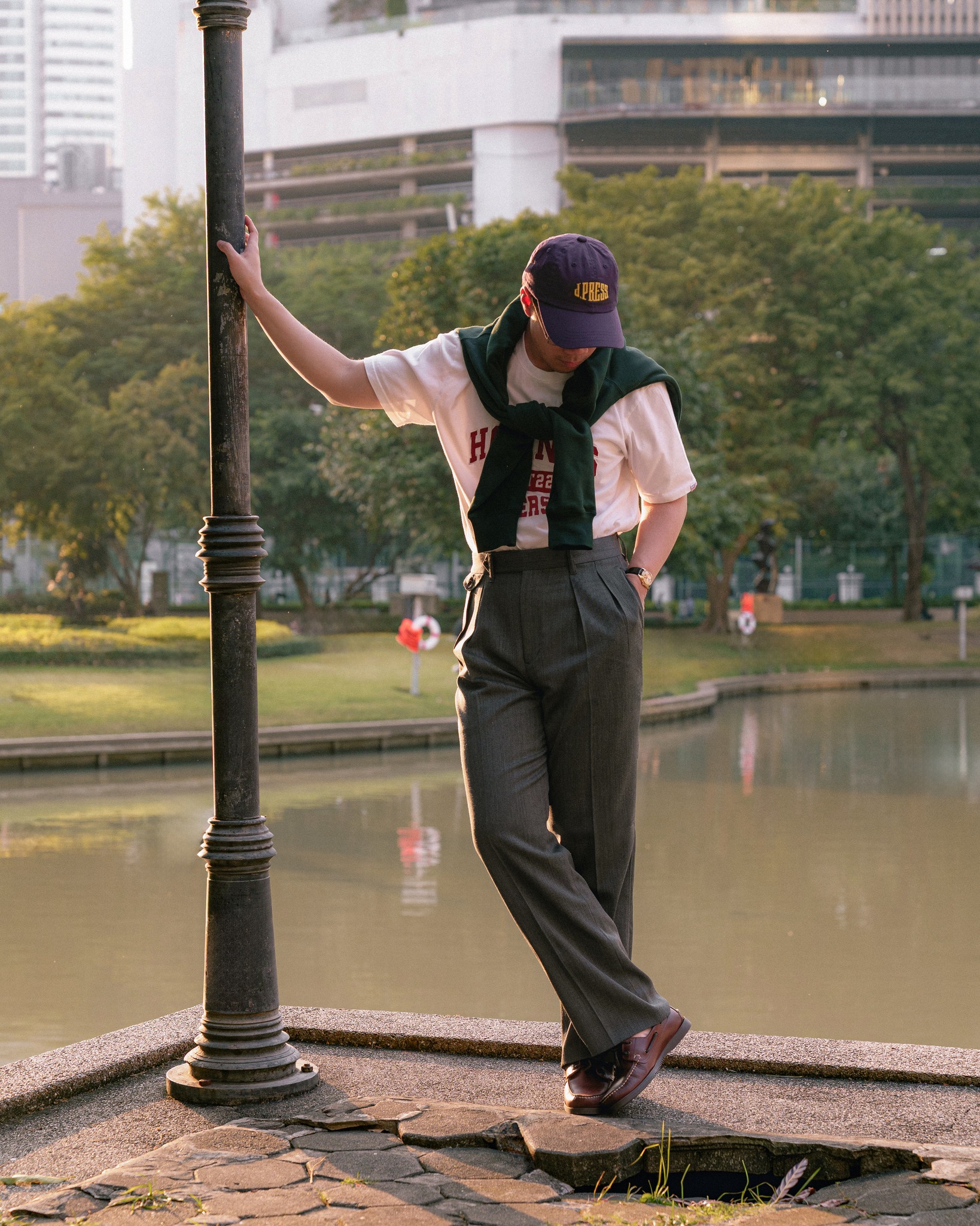 Pulled out the @barnstormer.chinos MacArthur chinos today — a 
