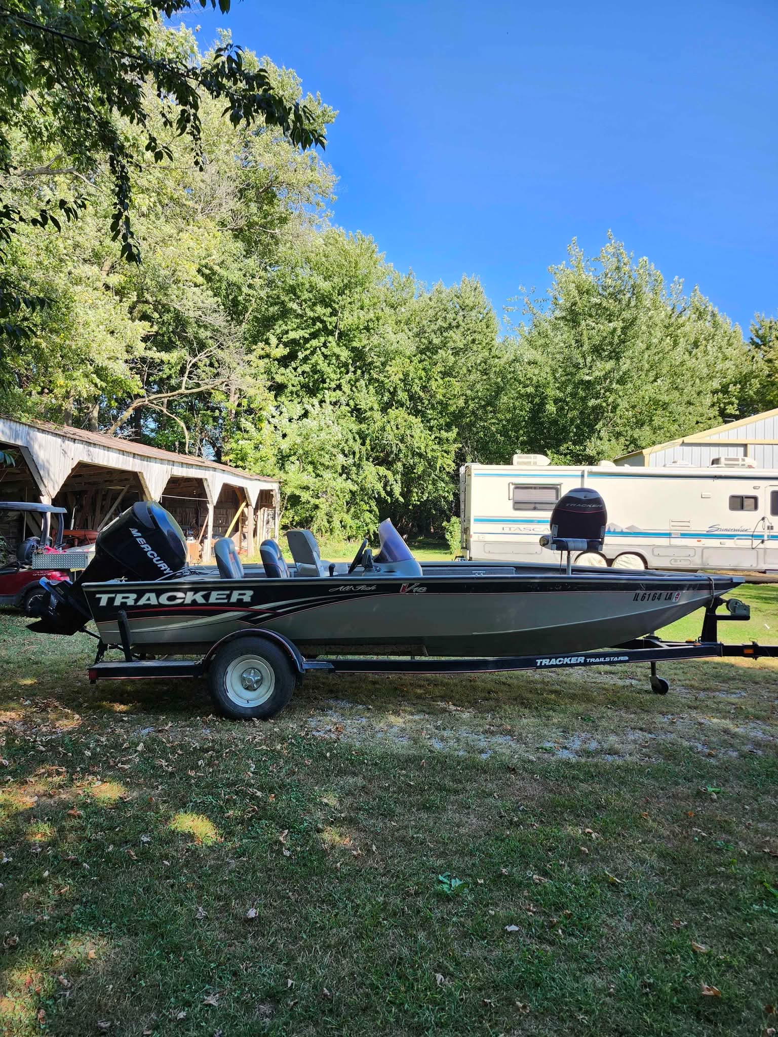 2007 Tracker All Fish boat and trailer with a 90 horse moter - Boats ...