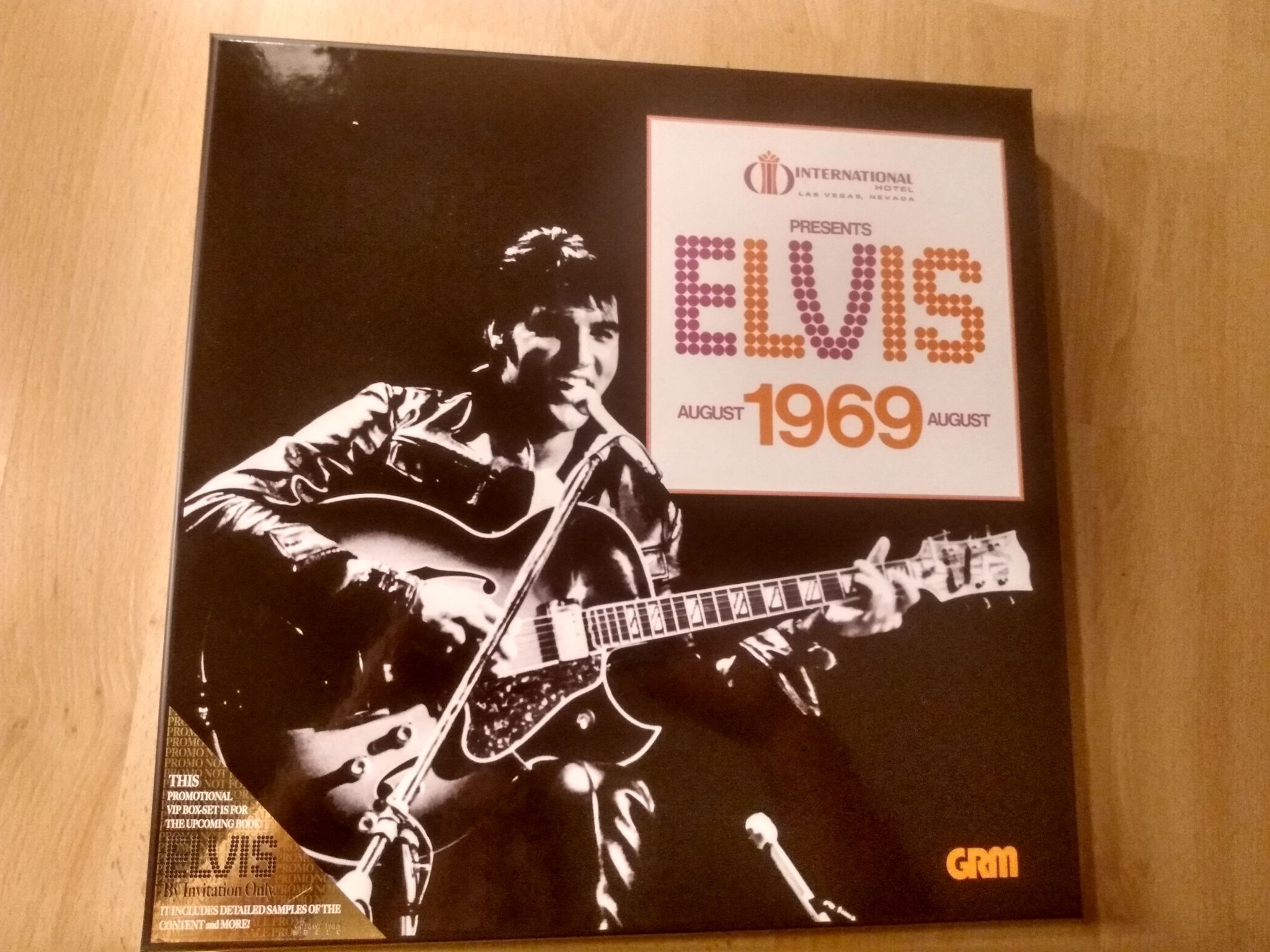 Elvis 1969 boxset with book, CD, and DVD