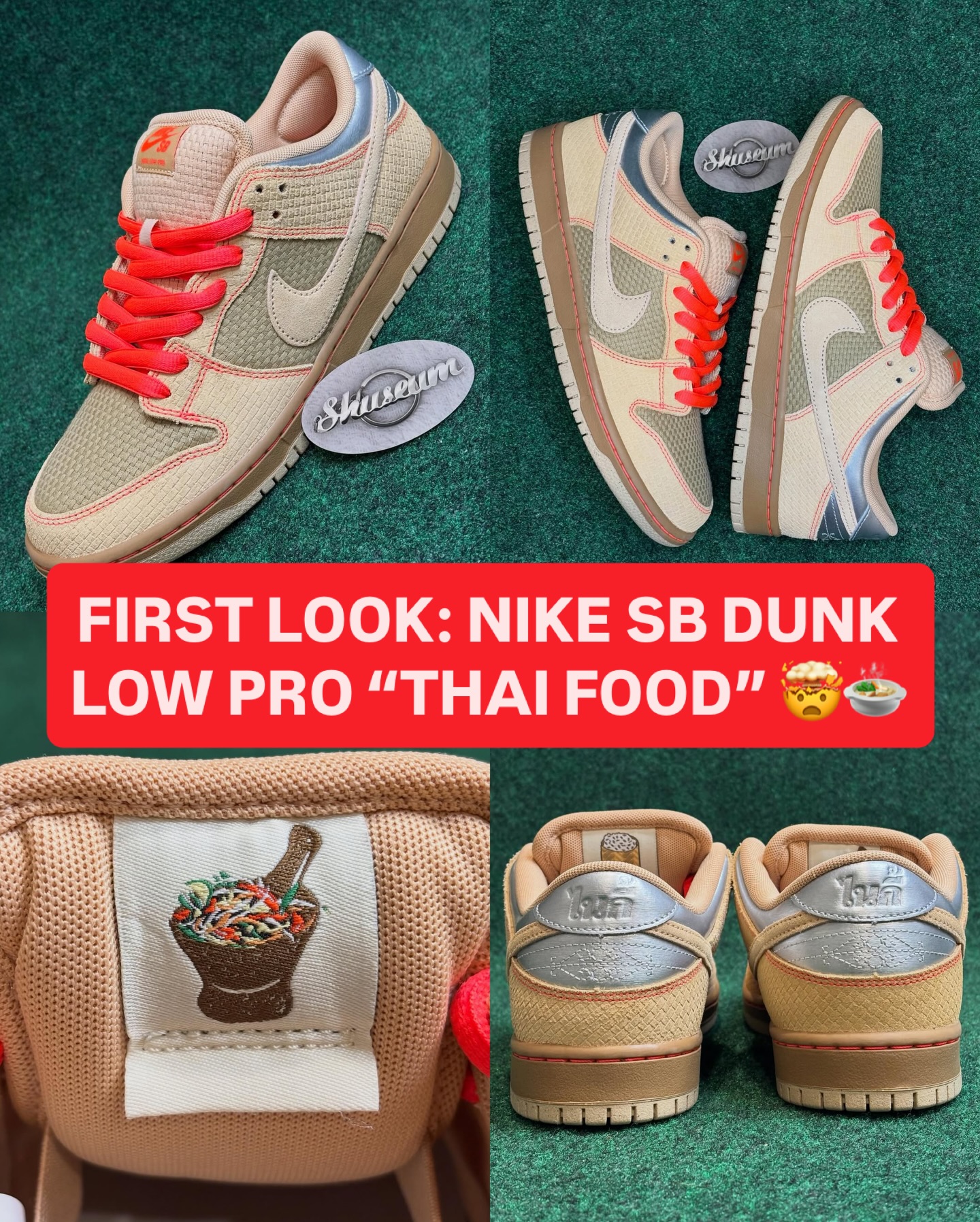 First Look at a new Nike SB Dunk Low “Som Tum” inspired by the 