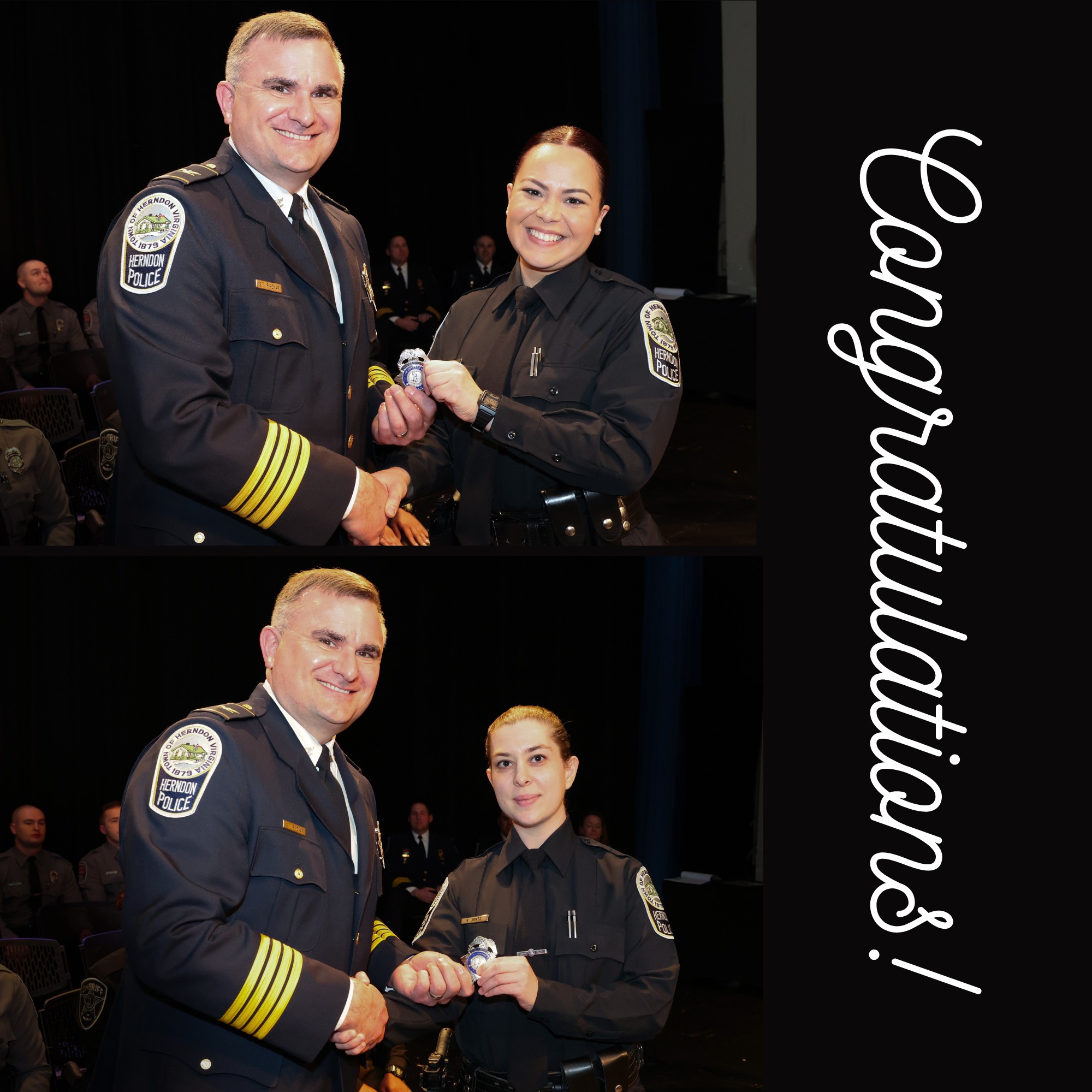 Herndon - Congratulations to Officers Araya (top) and Jones who ...