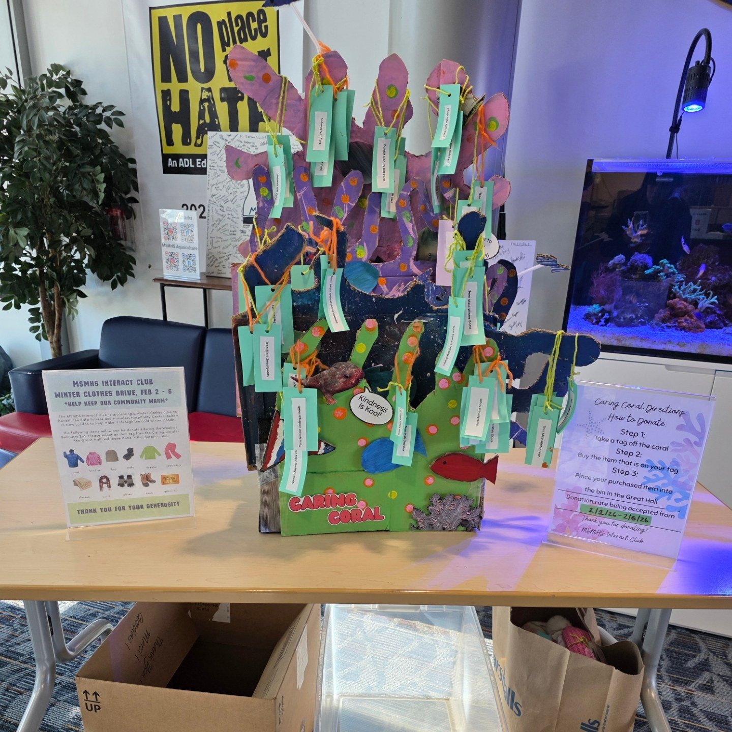 The Caring Coral is up... - Marine Science Magnet High School | Facebook