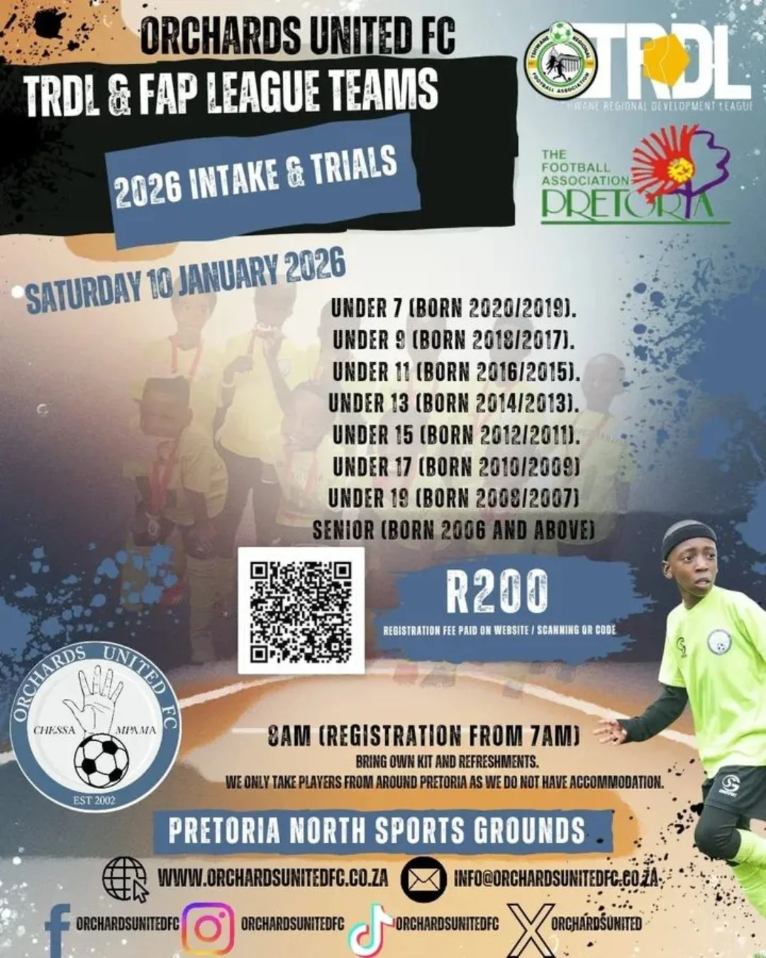 Orchards - 4 Days to Go!!!! Orchards United Football Club: TRDL & FAP ...