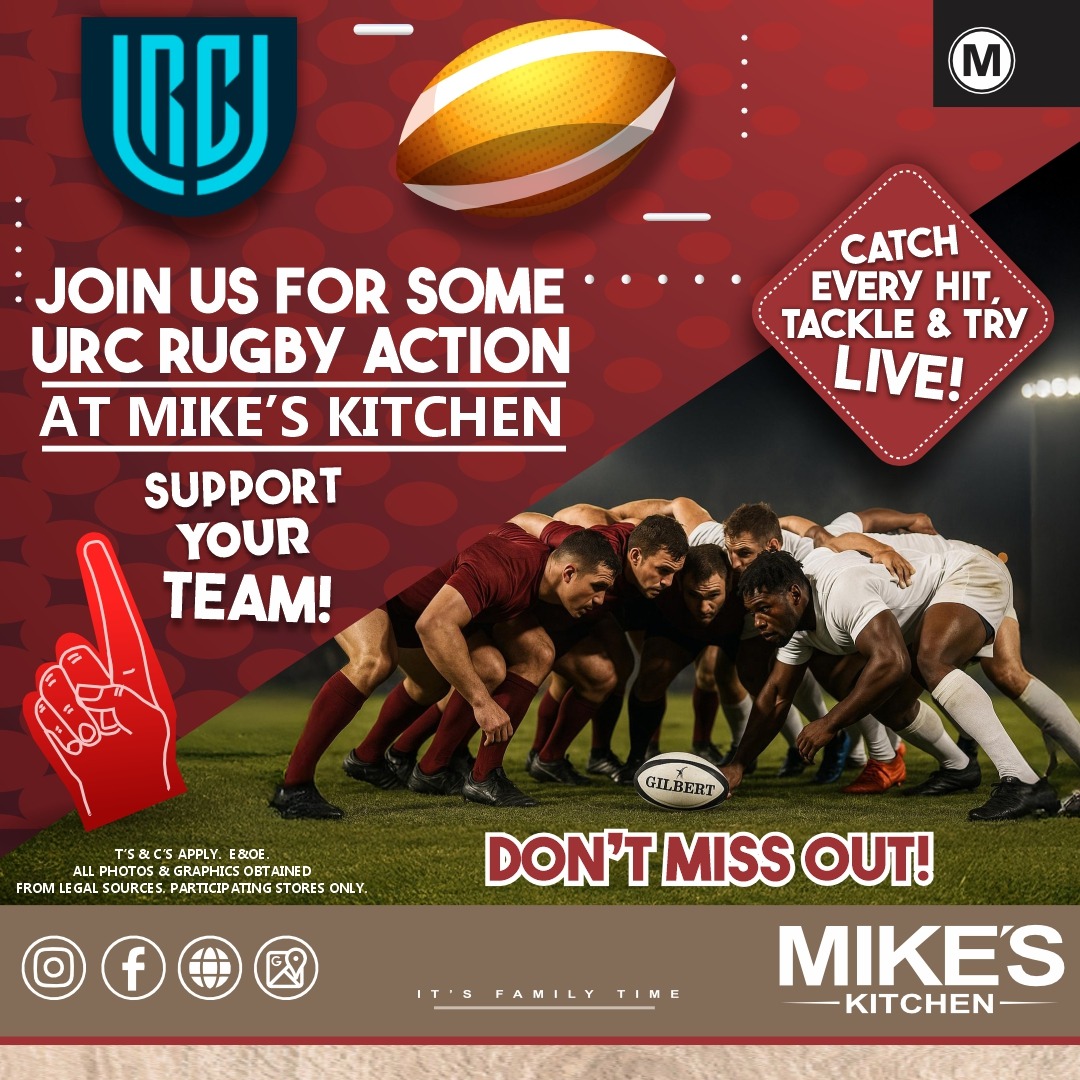 Mike's - 🏉 URC RUGBY LIVE at Mike's Kitchen!🔥 This Saturday, 31 January ...