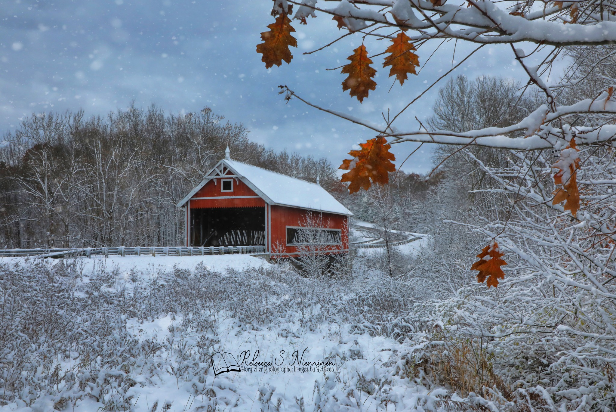 Storyteller - December - Netcher Road Covered Bridge, Jefferson. OH ...