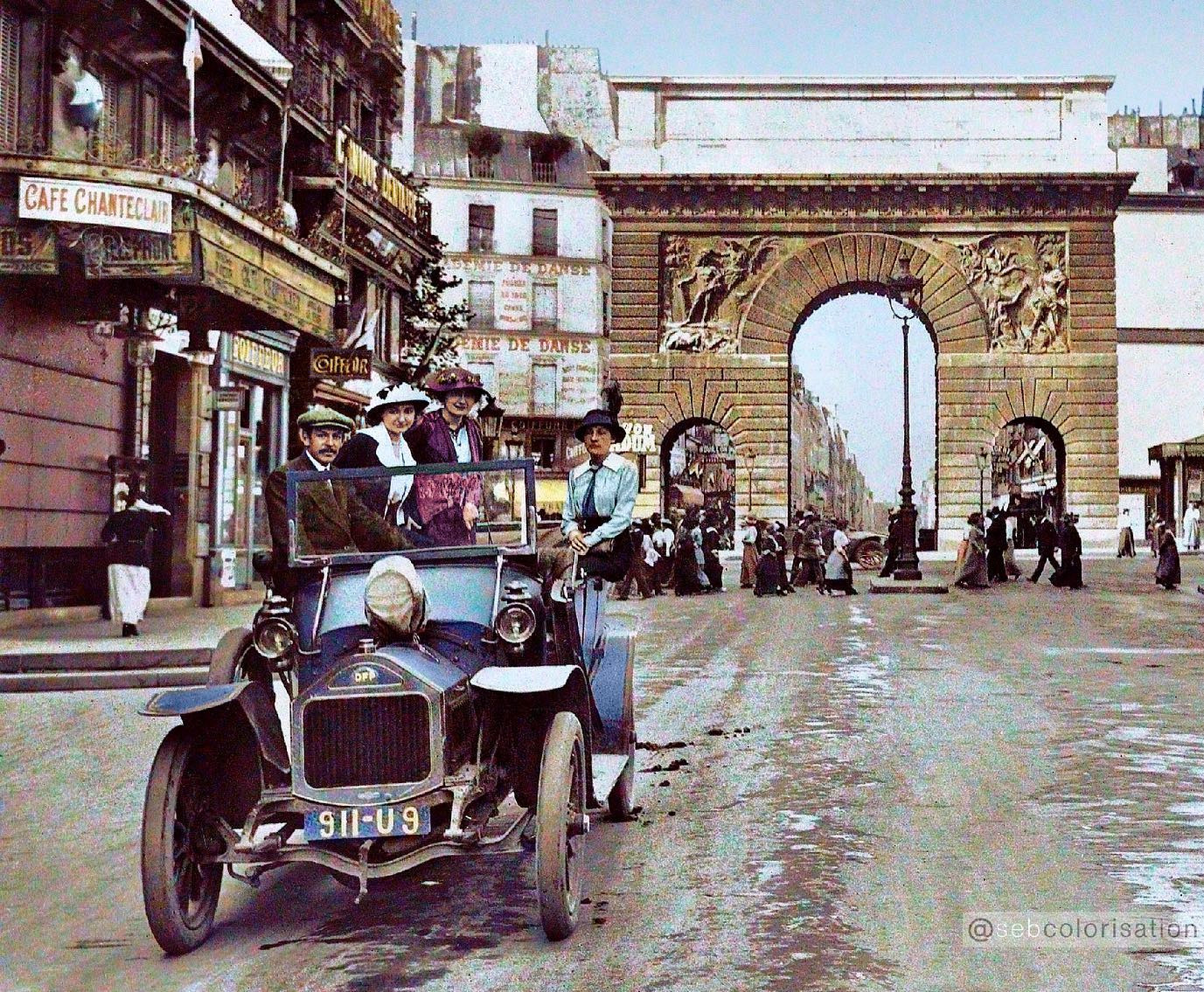 Historic Paris France photo from April 1912