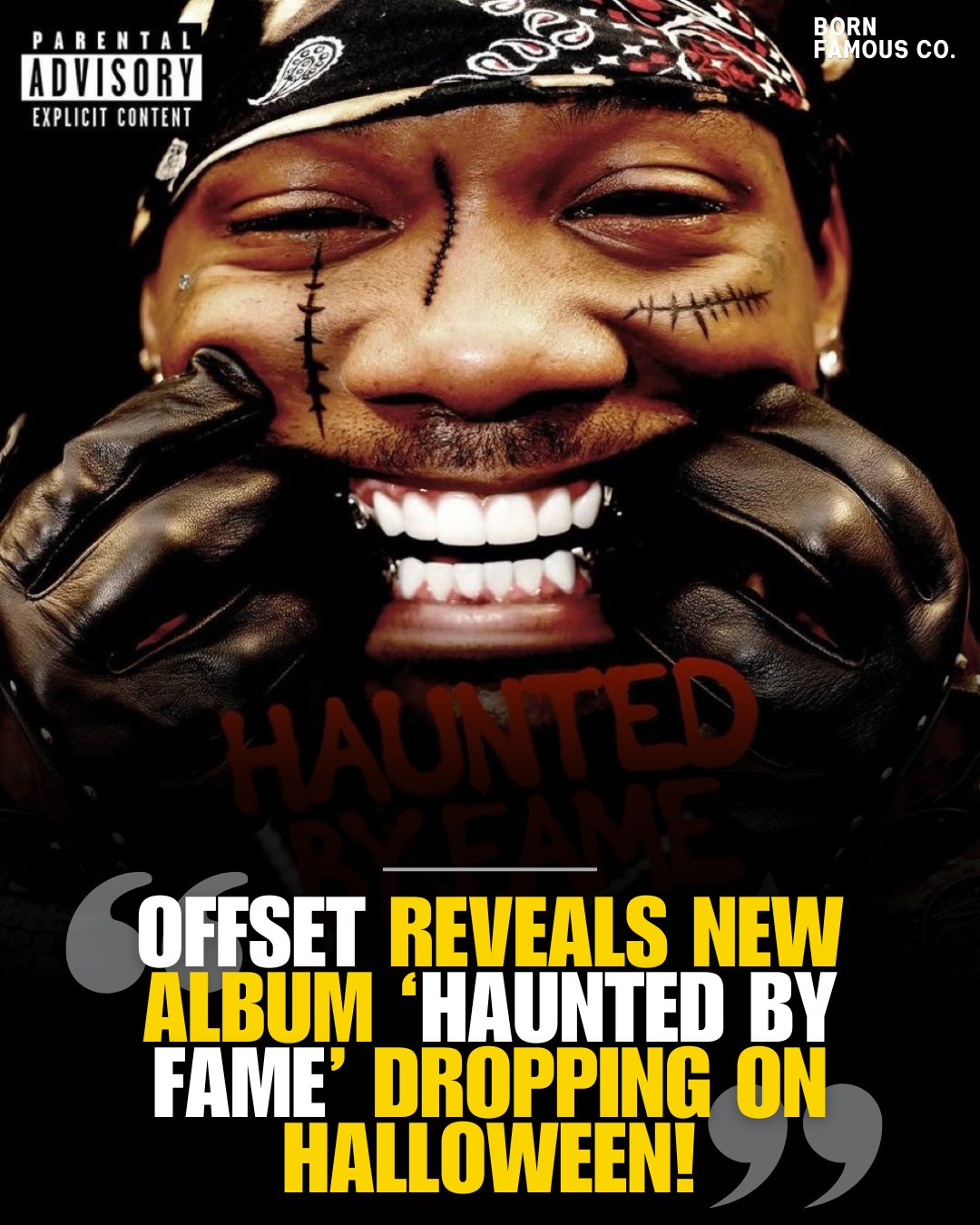 Born Famous - Offset announces new album 'Haunted By Fame'... | Facebook