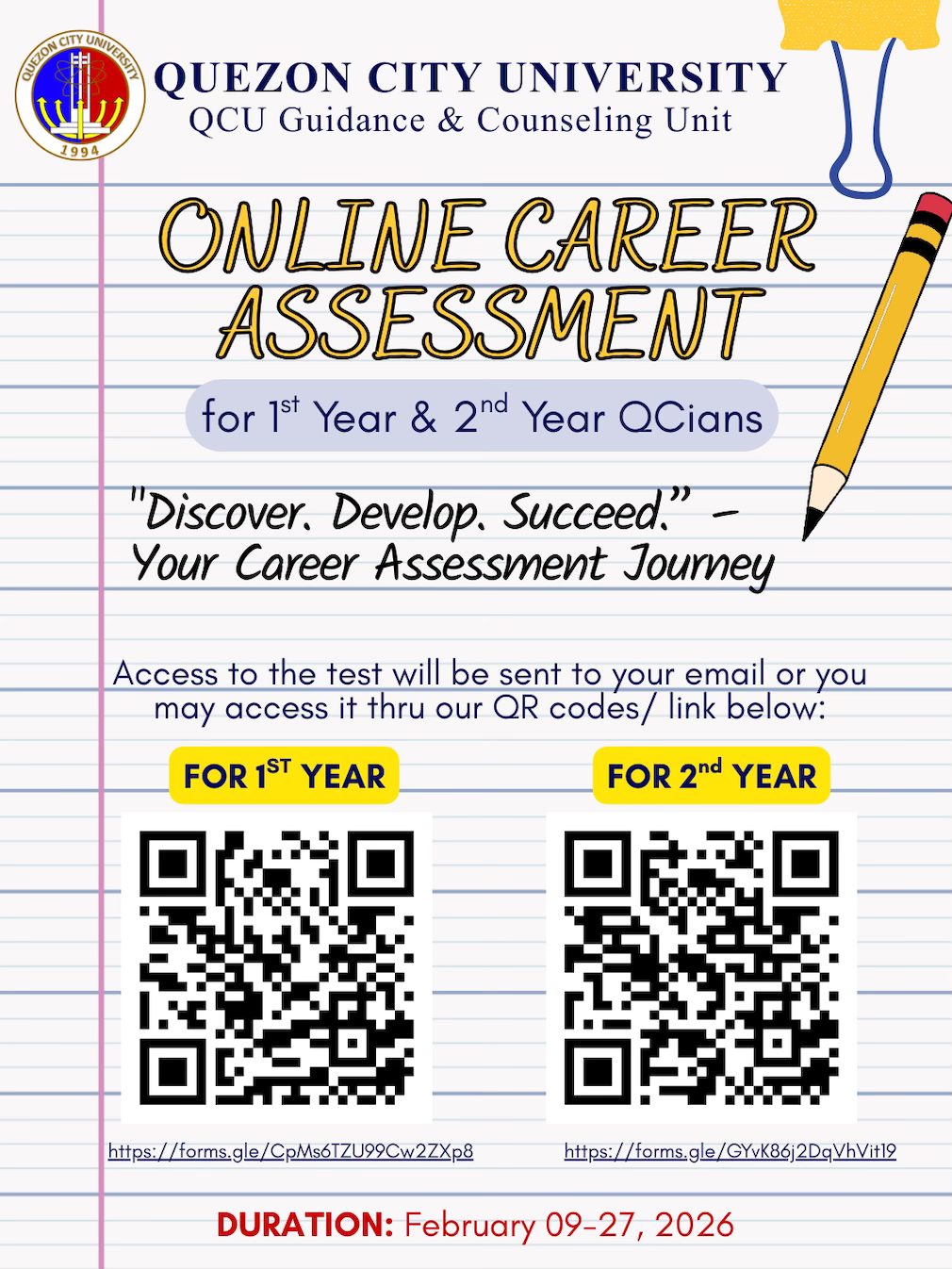 Quezon - QCU Admissions Advisory Step-by-Step Guide for 2026 QCUCAT ...