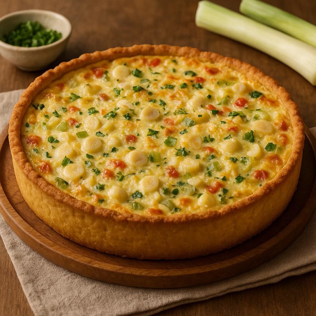 Recetas - Quiche de Palmito y Puerro ¡Una opción ligera, deliciosa y ...