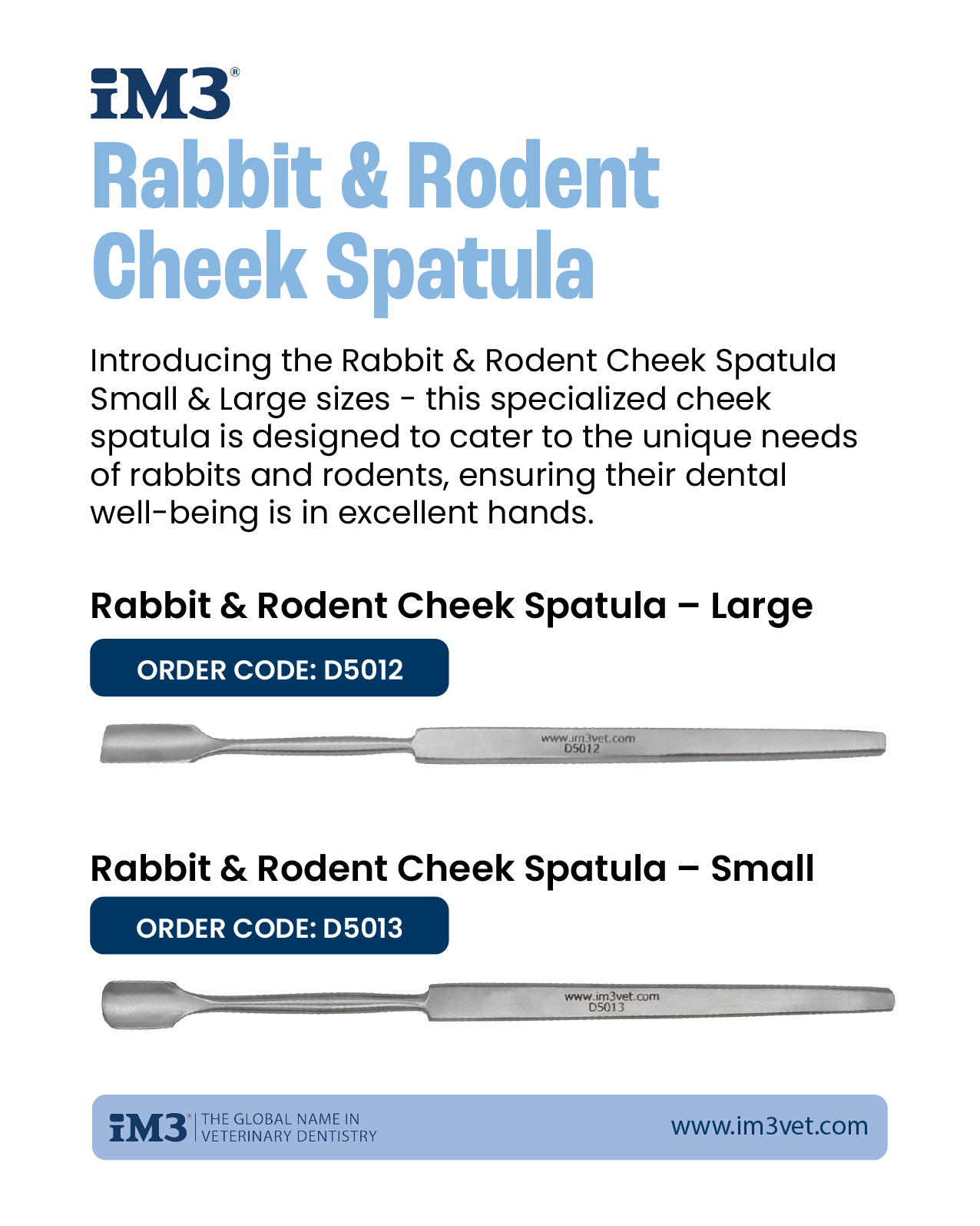iM3 - View the full range of specialized Rabbit and Rodent instruments ...