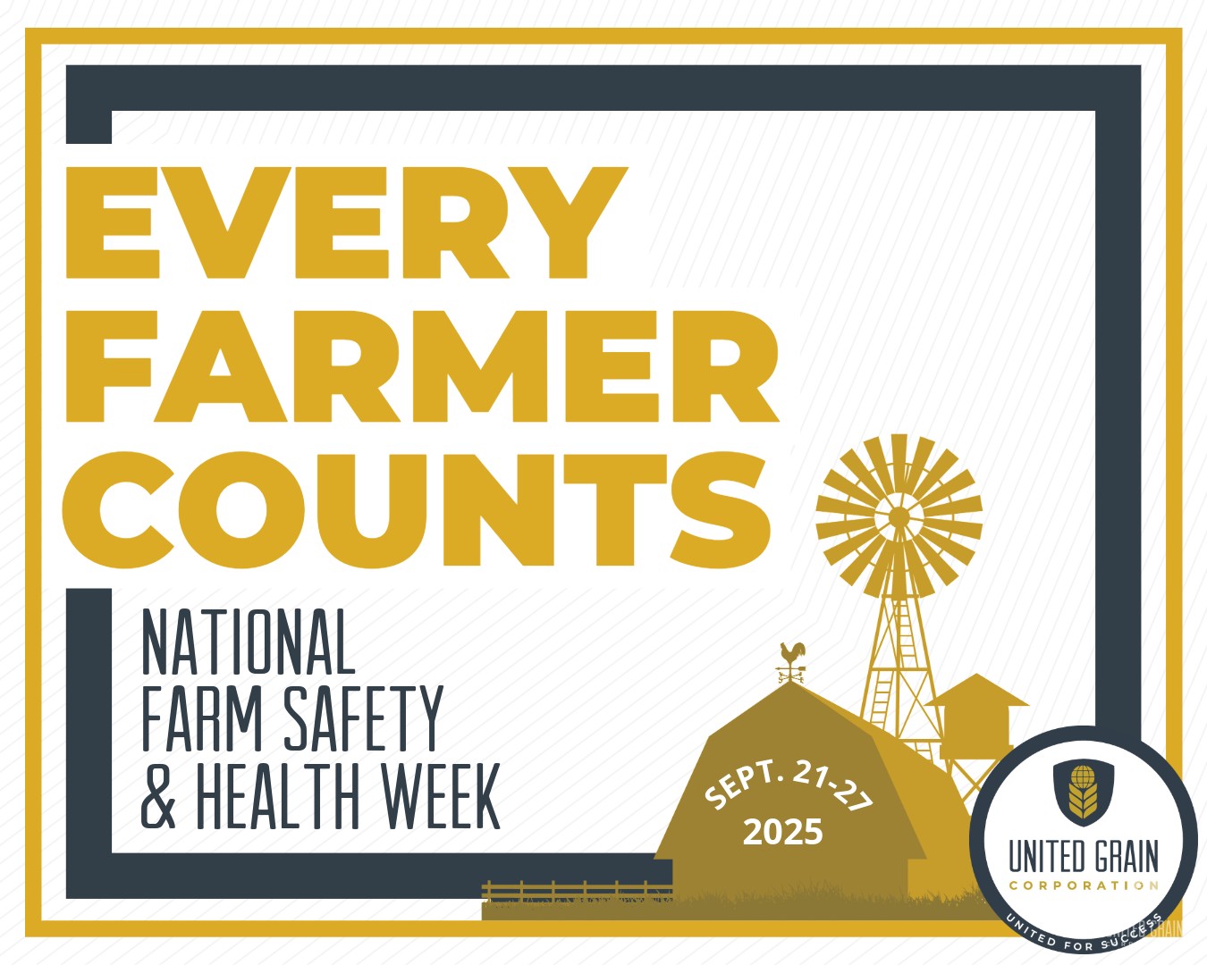 United - 🚜🌾 It's National Farm Safety and Health Week! 🌾🚜 Join us in ...