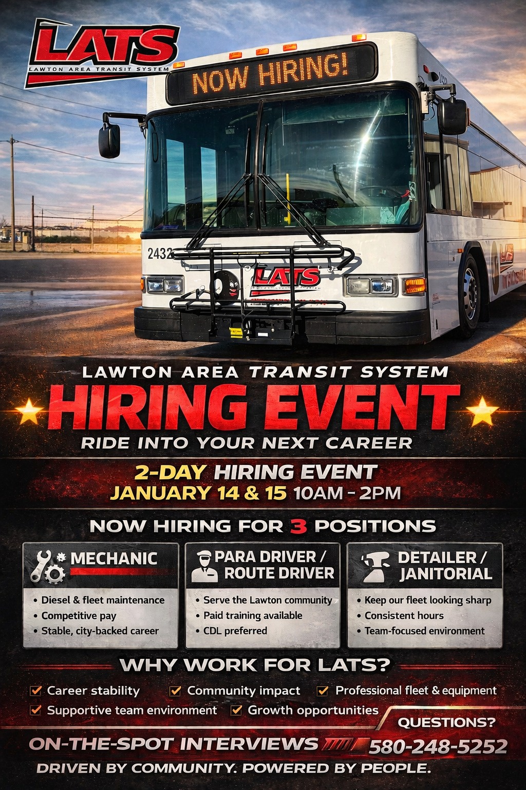 Lawton Grapevine Uncensored | 🚍 WE’RE HIRING | Facebook