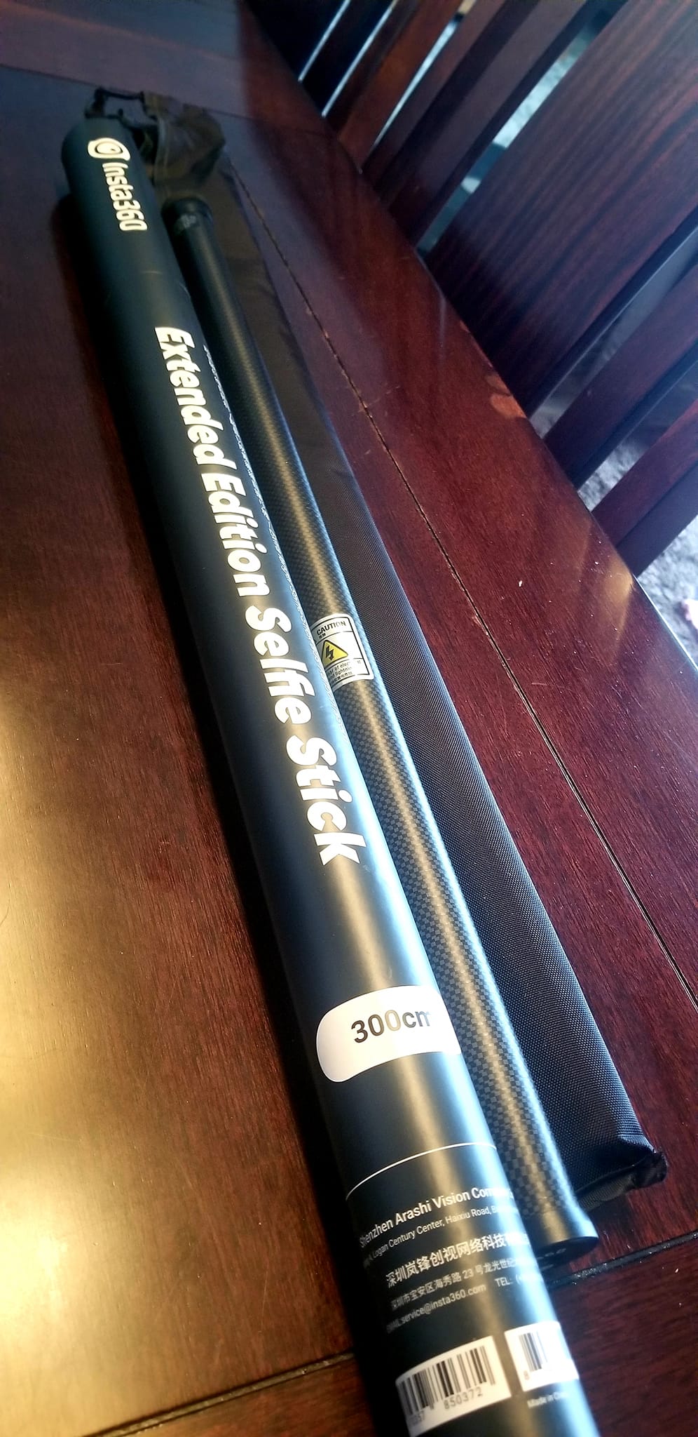 Used Insta360 Extended 3M Selfie Stick authenticity concerns