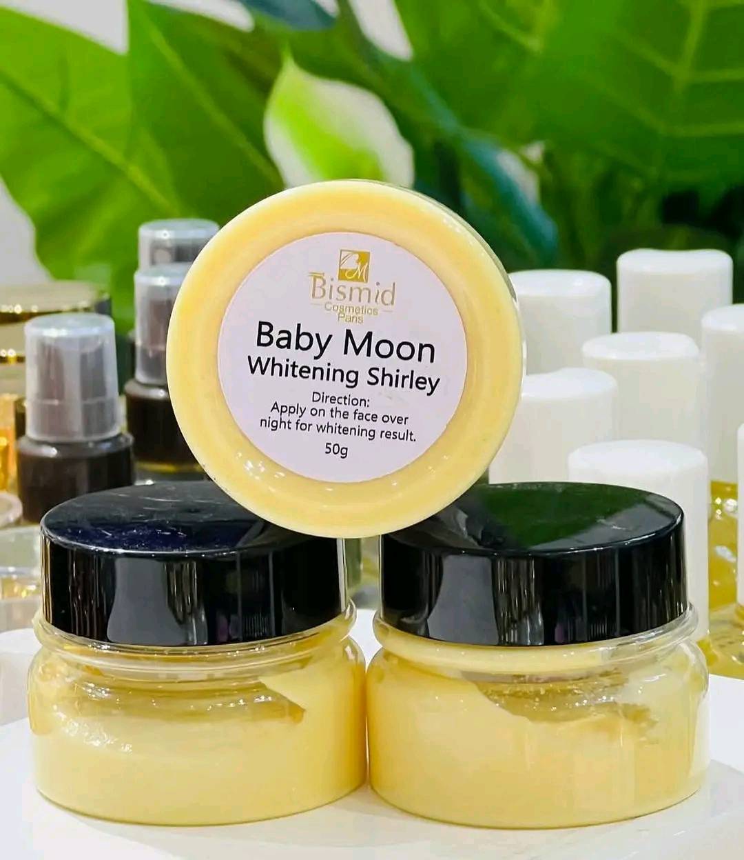 Crème De Nuit éclaircissante Bismid Baby Moon - Ultra Blanchissante, 50 G, 100% Bio
