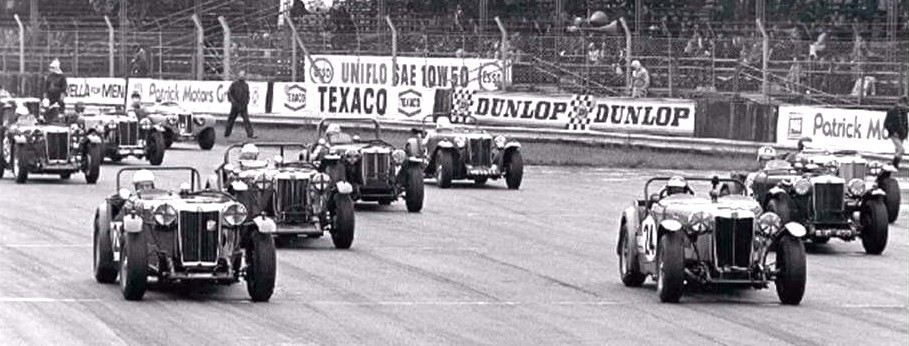 The MGT-Type grid in 1974 at... - Classic MG Magazine | Facebook