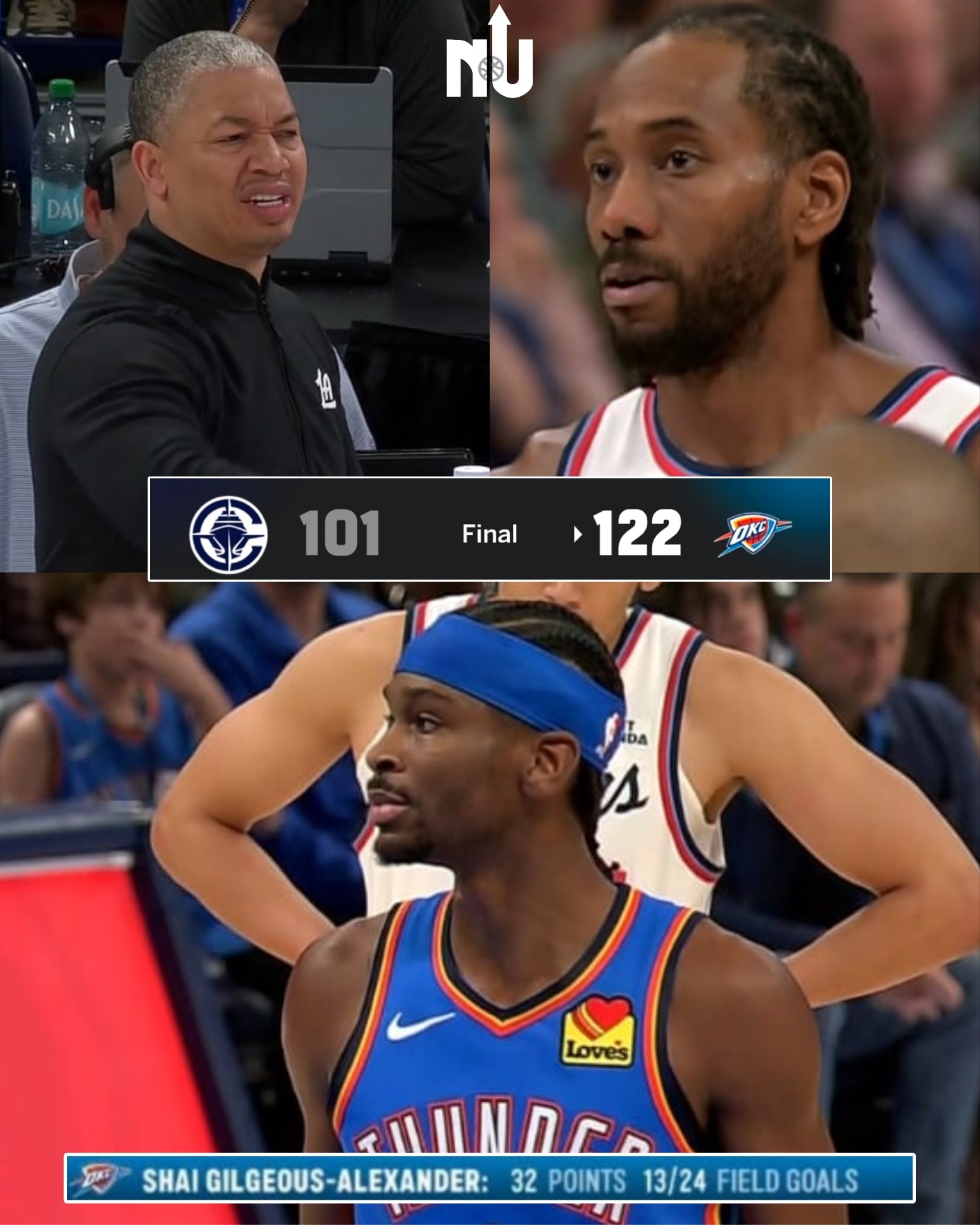 NBA - The Oklahoma City Thunder turned up the defensive intensity in ...