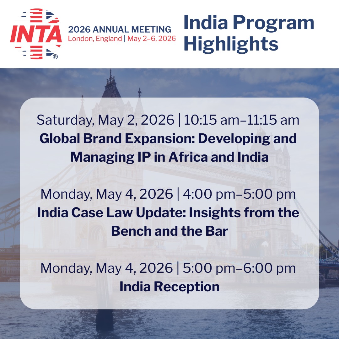 India’s IP... - International Trademark Association (INTA) | Facebook