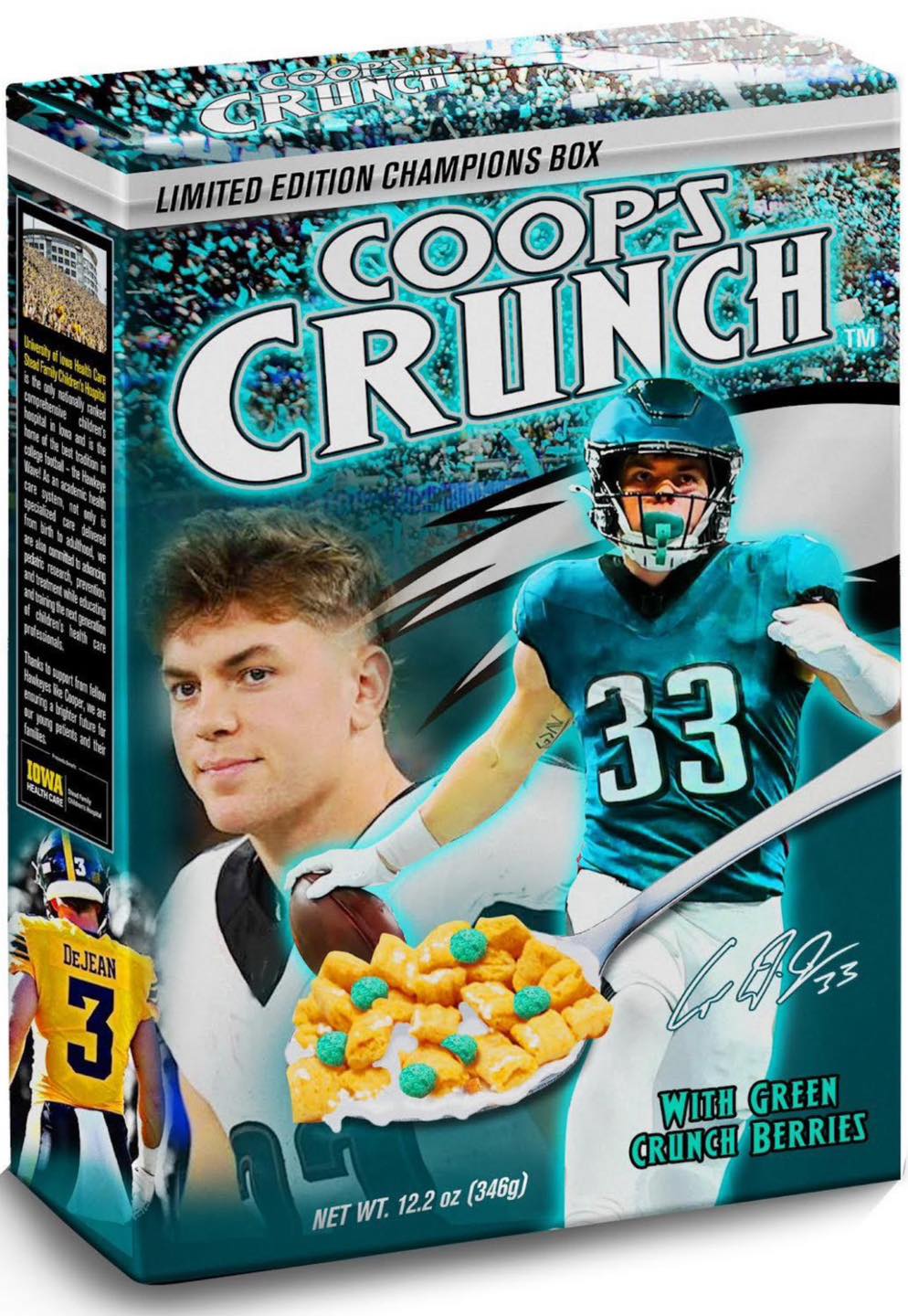 Jeff Skversky - 🥣 Cooper DeJean has his own cereal 