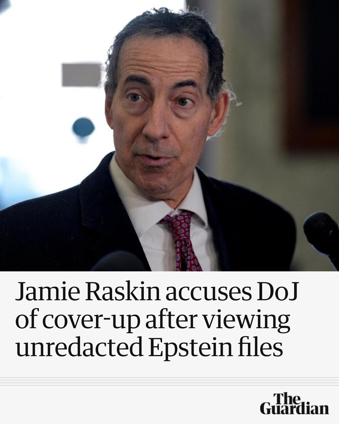 The Guardian - Ranking member of House judiciary panel said ‘mysterious ...