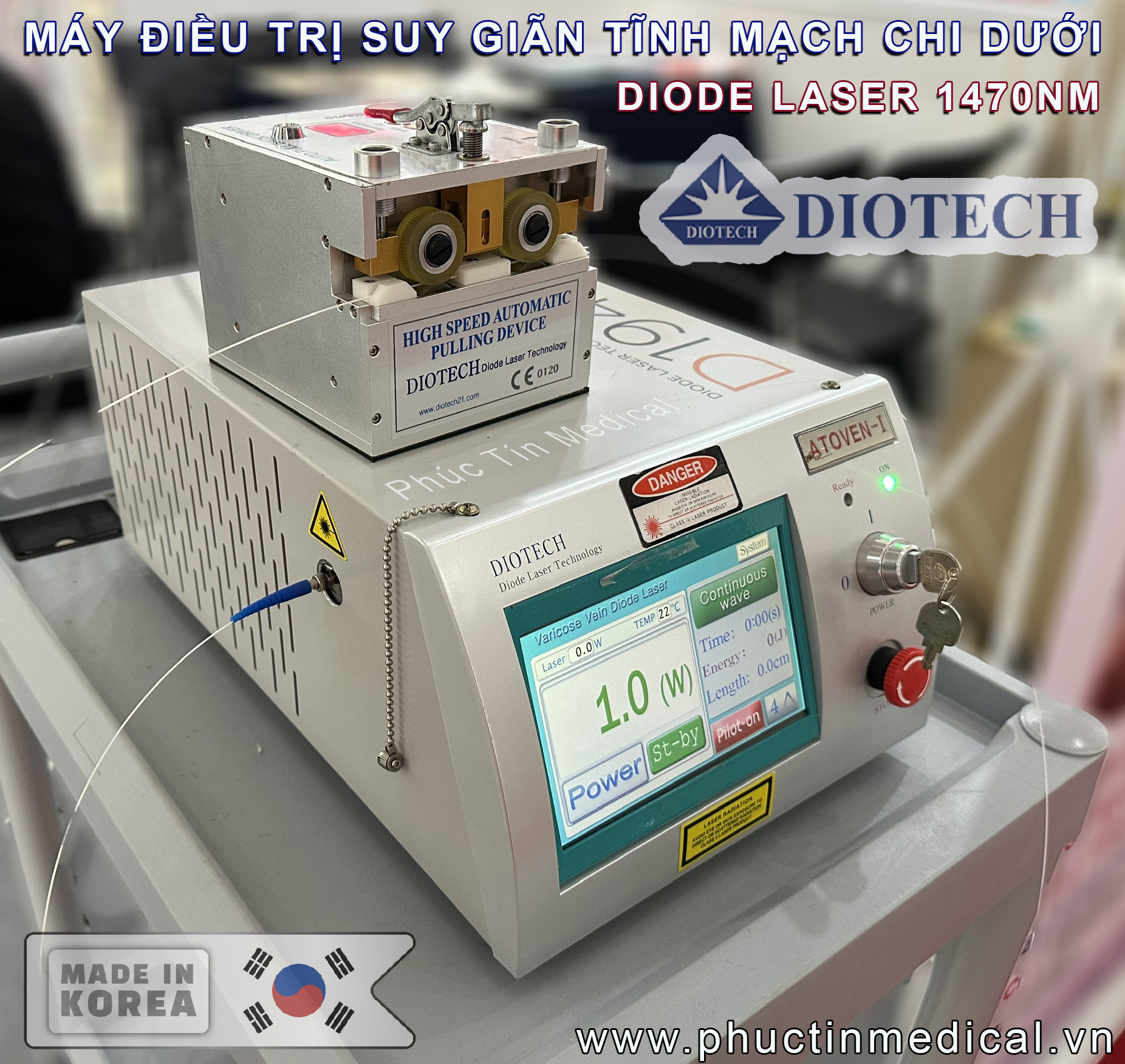 👉 ATOVEN - DIOTECH 🇰🇷 Máy Laser 1470NM... - PHÚC TÍN Medical | Facebook