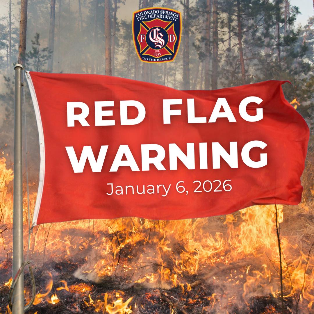 🚩RED FLAG WARNING🚩 The... - Colorado Springs Fire Department | Facebook